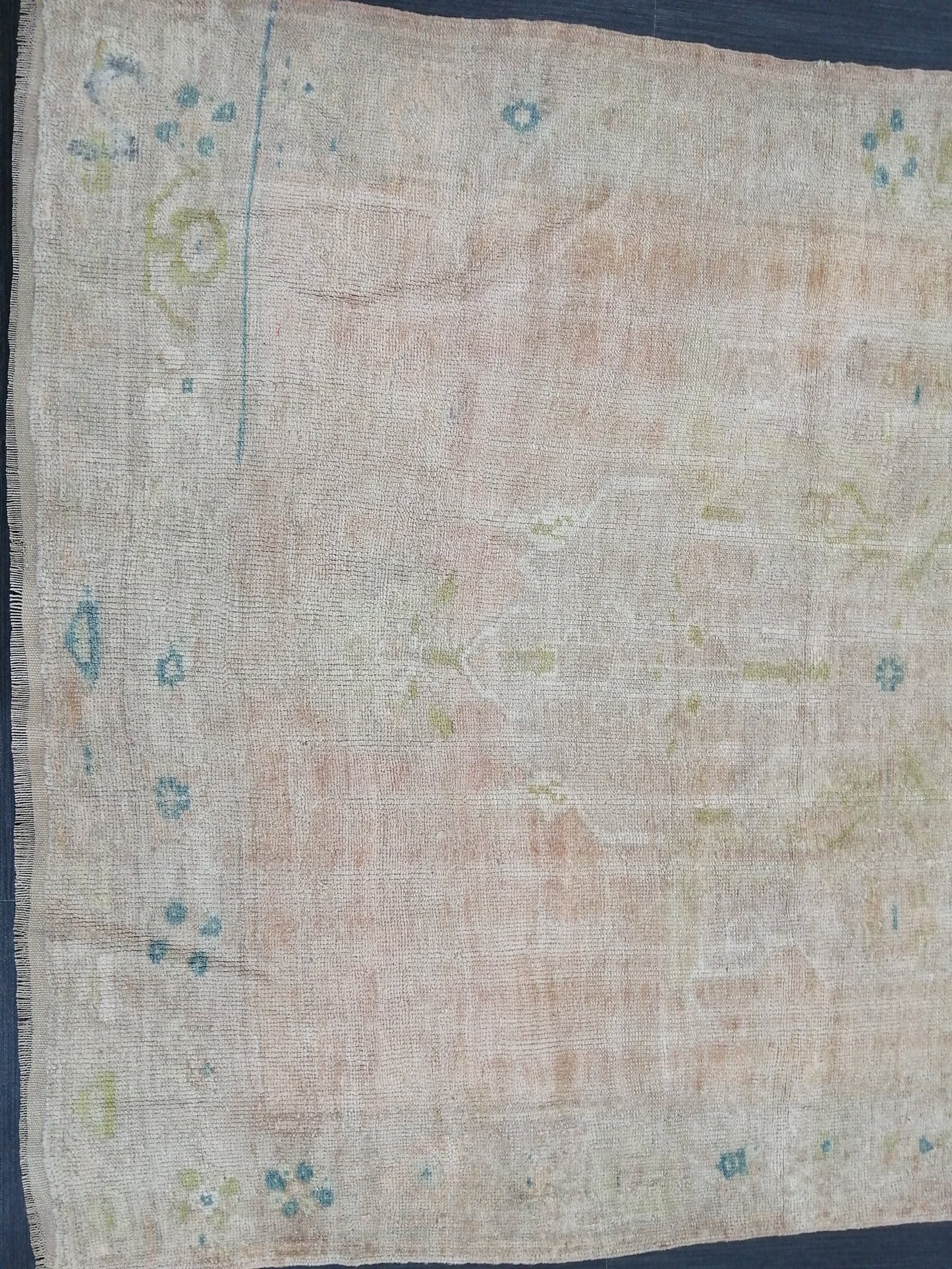 4.6 x 11.5 Muted Wool Runner Rug Muted Oushak Runner Rug Turkish Runner Rug Vintage Runner Rug Hallway Runner Rug Kitchen Runner Rug