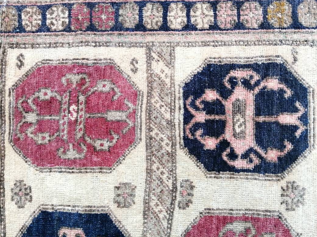 Vintage Original Area Turkish Rug,Traditional Bohemian Rug, Living Room Rug,Oushak Rug,Hand woven Rug,Weaving Rug, Vintage Flooring