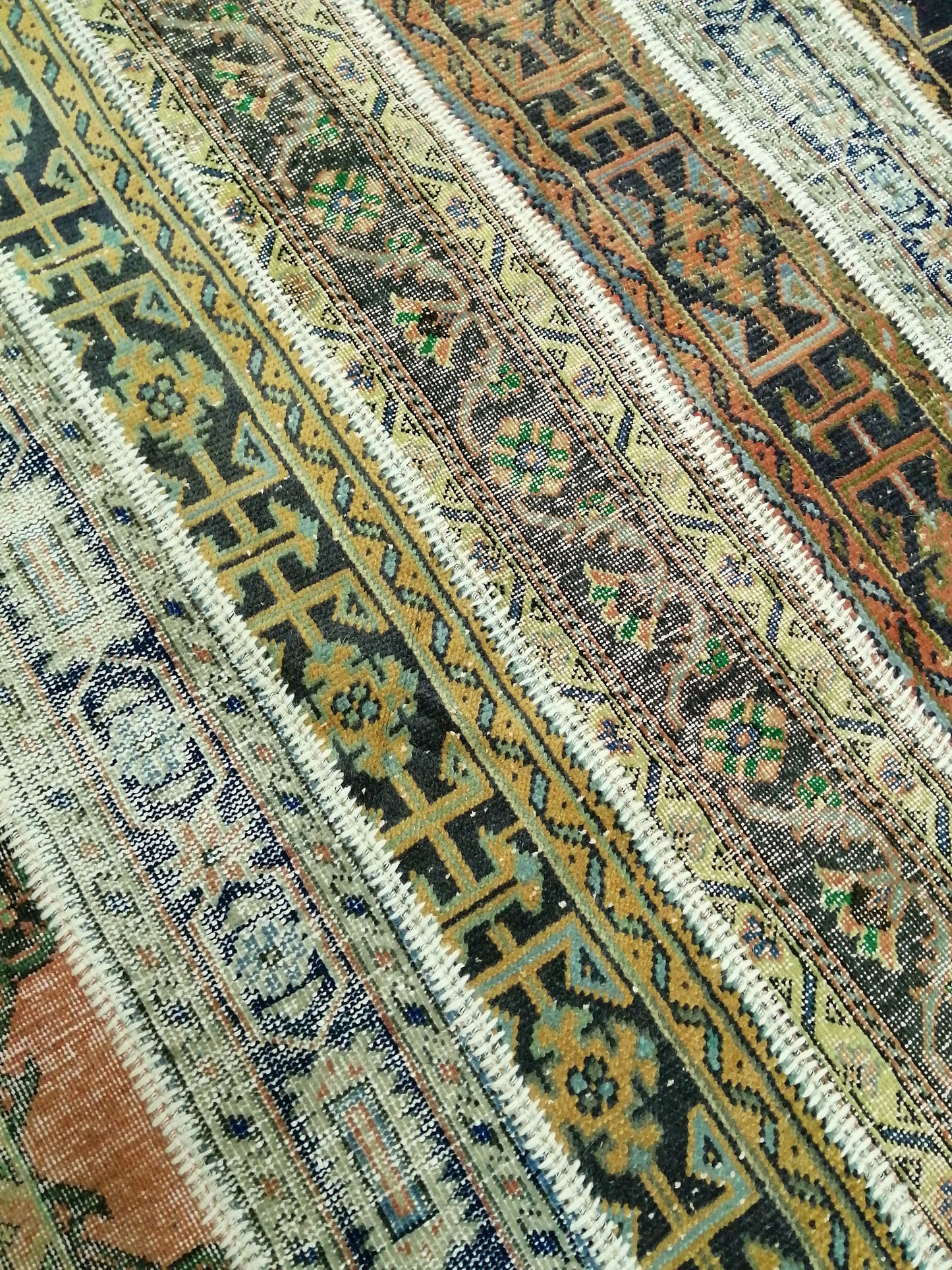 Patchwork Rugs, Handmade Rug Oushak Rug, Rustic Rug, Bohemian Runner, Turkish Rug Farmhouse Rug, Vintage Rug Company Wool rug Wholesale Rug