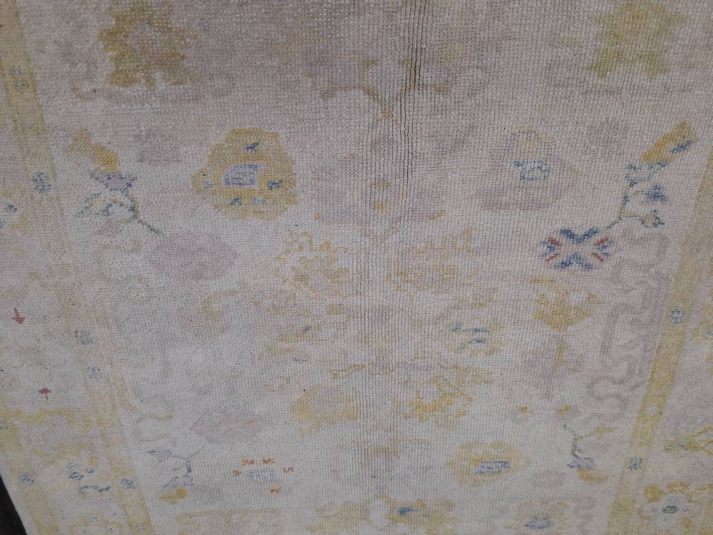 Vintage Oriental RUG Persian Rug Muted Vintage 5 x 6 Rug Vintage Fine Rug Neutral Oushak Rug Hand Made Rugs Vintage Turkish Rug 5x6.2