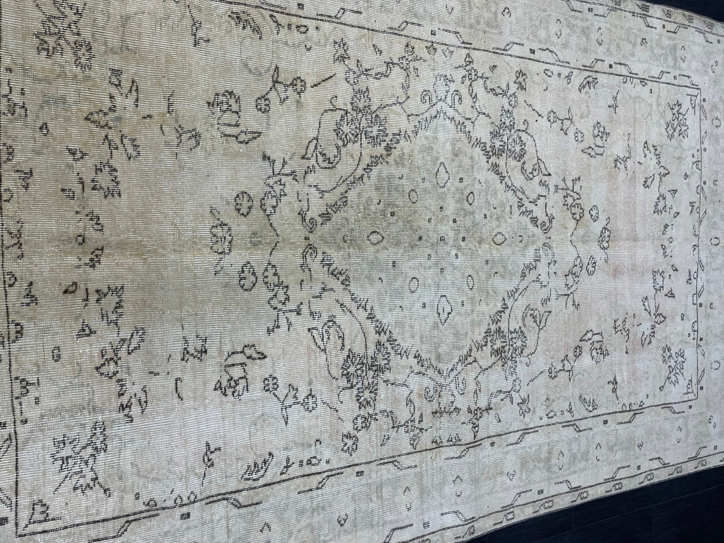 Muted Vintage Rug, Persian 5.6 x 8.7 Rug, Living Room Rug,Oushak Rug,Hand Knotted Rug, NEUTRAL Rug,Turkish Rug, Handmade Rugs