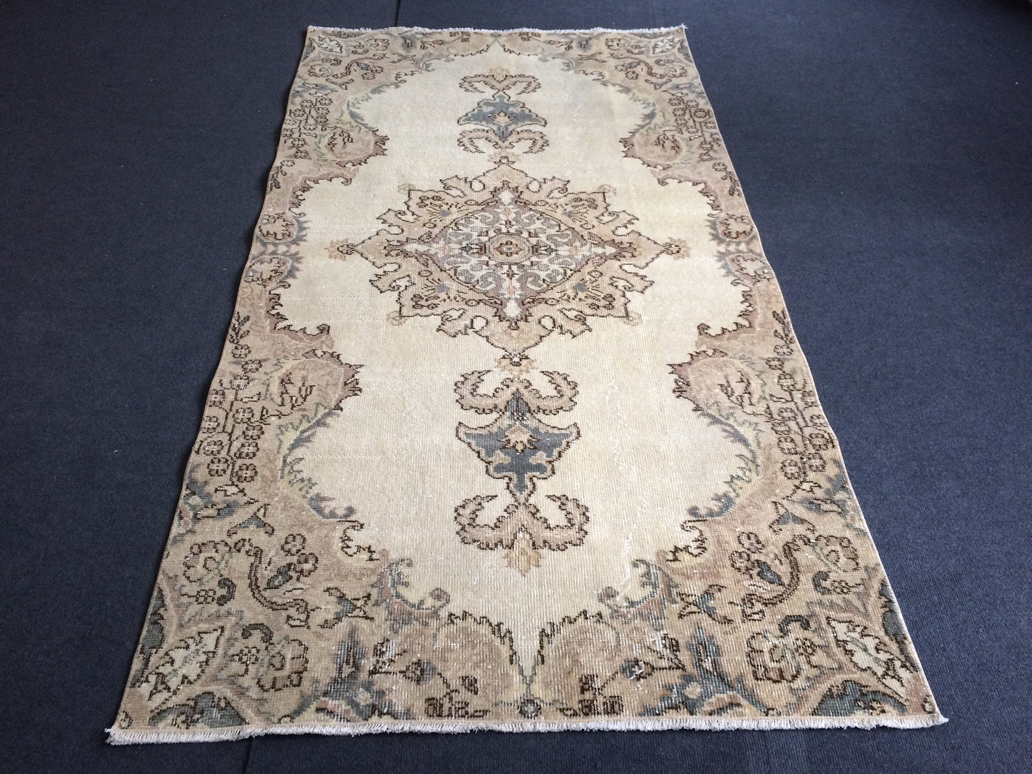 Oushak Rug Turkish Rug Hand Made Rug Wool Rug Vintage Rug Bohemian Rugs