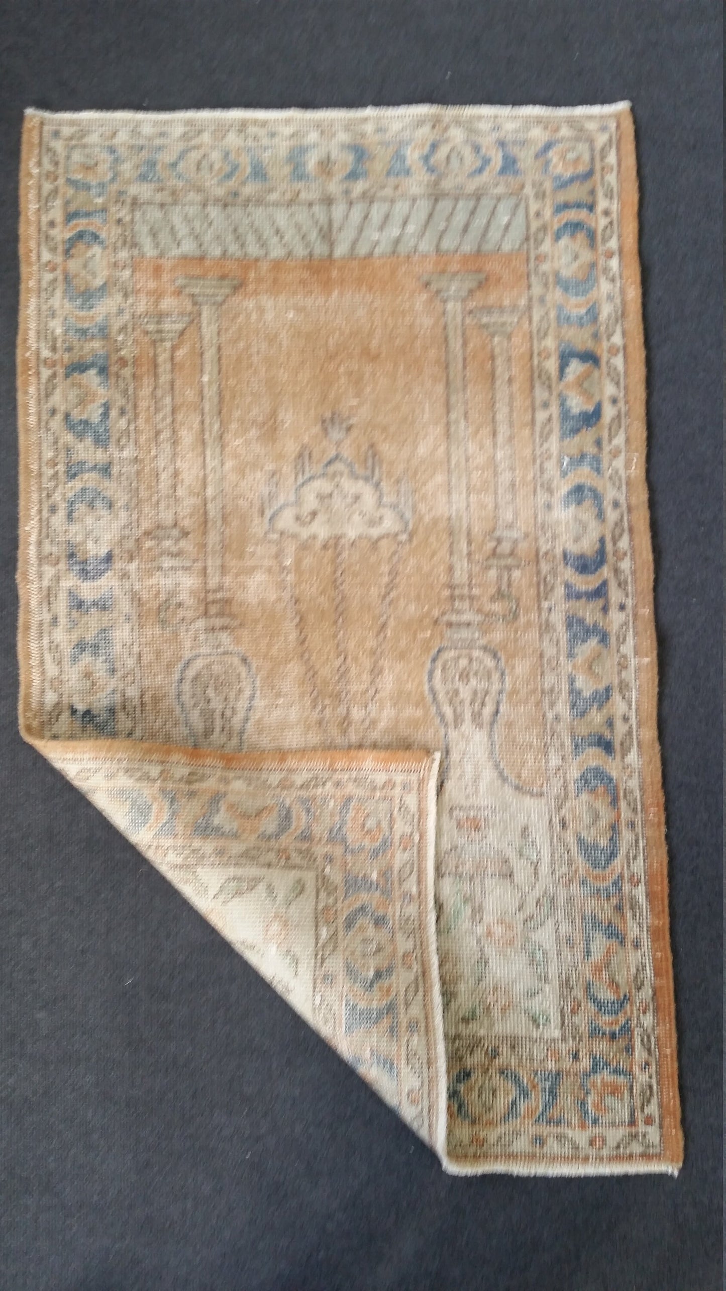 Vintage Rug Turkish Rug Oushak Rug Wool Oushak Rug Vintage Rugs Boho Rug