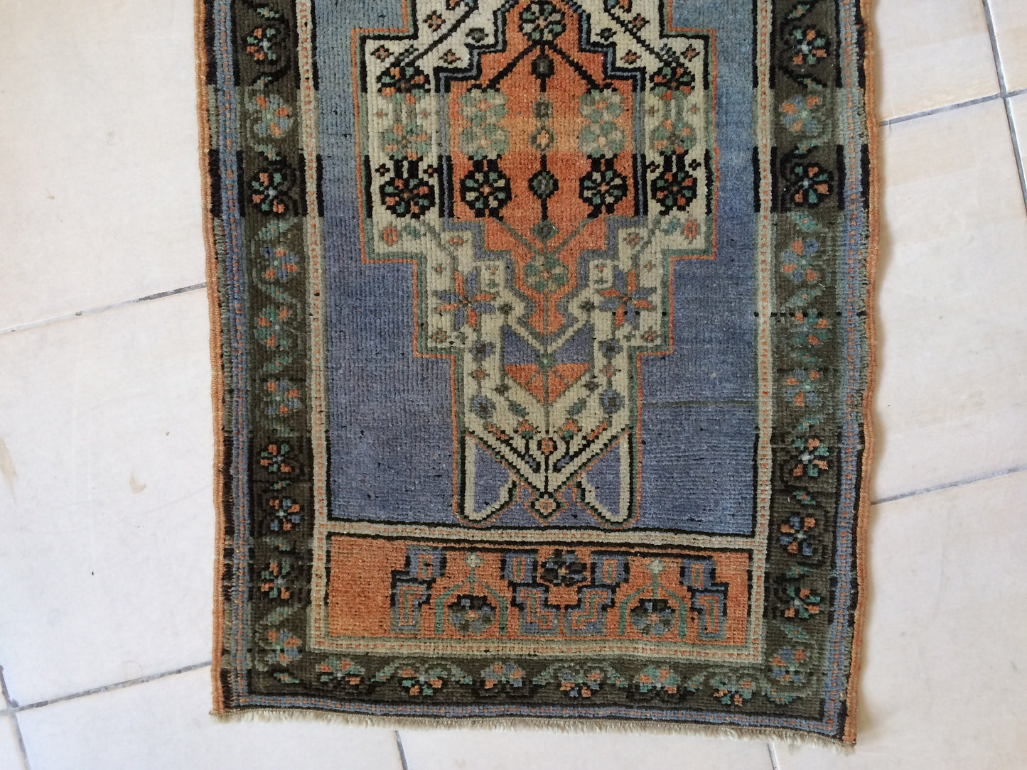 Vintage Turkish Oushak Rug, Bohemian Rug, Living Room Rug,Oushak Rug,Hand Made Small Area Rug Wool Oushak Rug