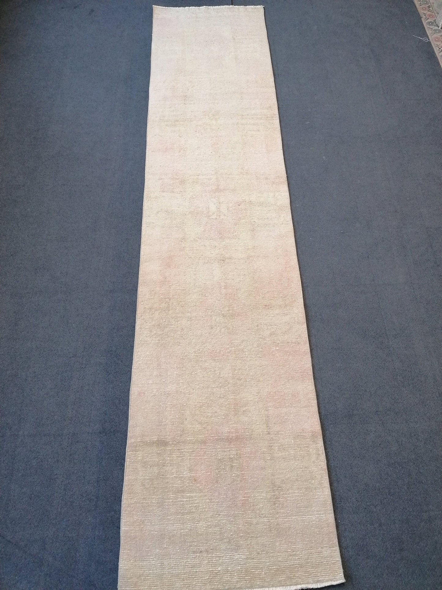 Turkish runner rug, vintage runner 11'7x2'7