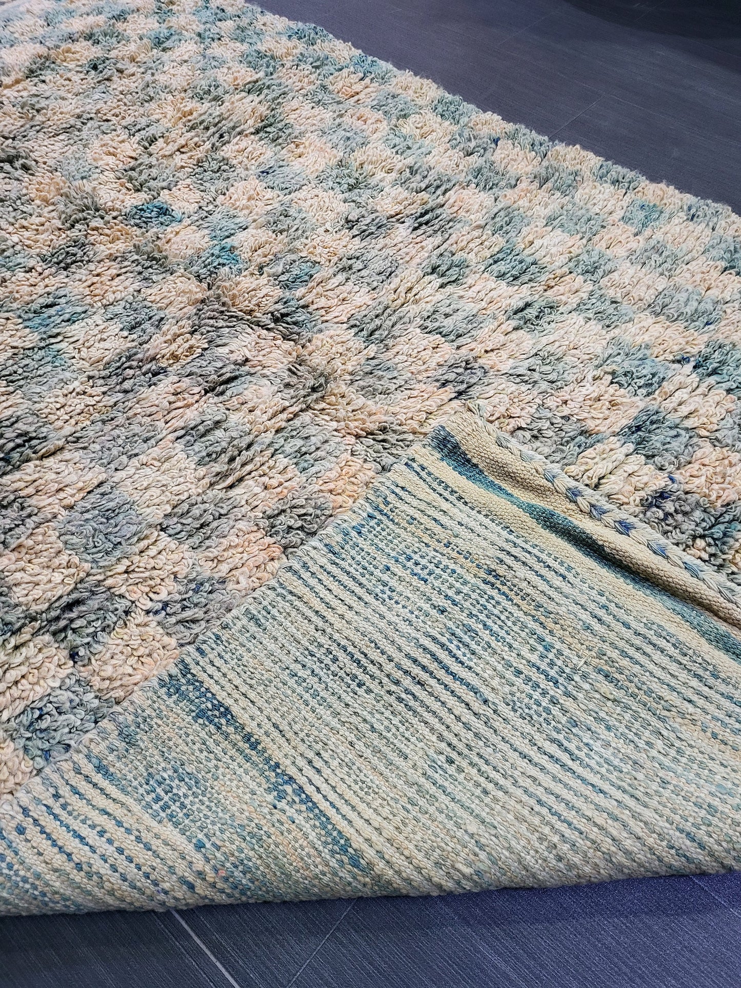 Antique Rug, High Wool Pile Rug, 3.8 x 5.10 Plush Rug,Handmade Rug,Shaggy Hand Knotted Rug,One Of A Kind Rug, Nomad Rug, Rear Rug
