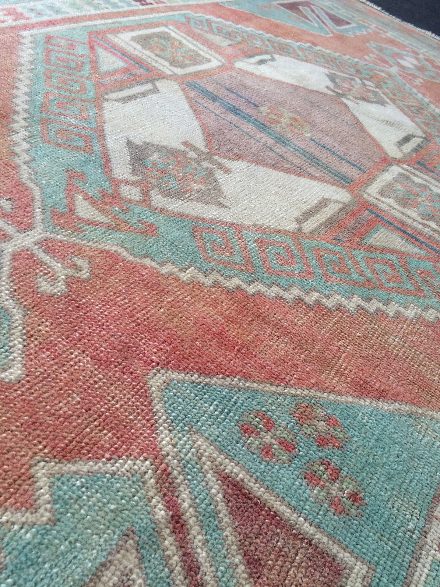 Rugs, Hand Made Rug, Oushak Rug, Turkish Rugs, Bohemian Rug, Oriental Turkish Rug, Farmhouse Rug, Vintage Rug, Wool Oushak Rug Wool Rugs