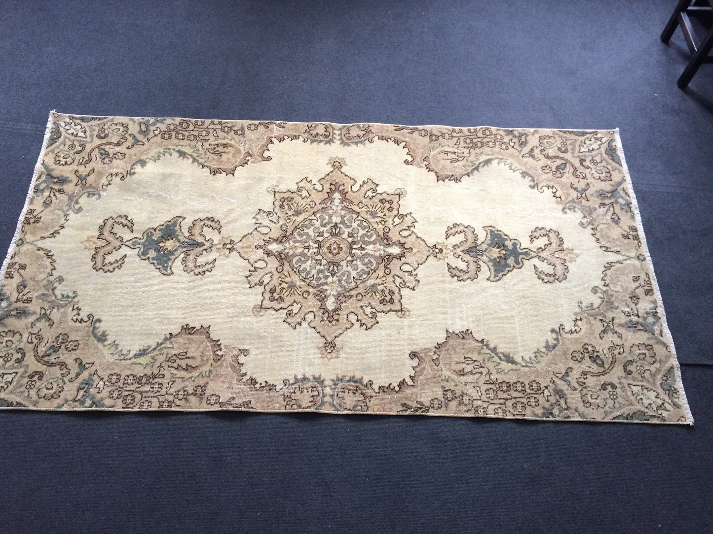 Oushak Rug Turkish Rug Hand Made Rug Wool Rug Vintage Rug Bohemian Rugs