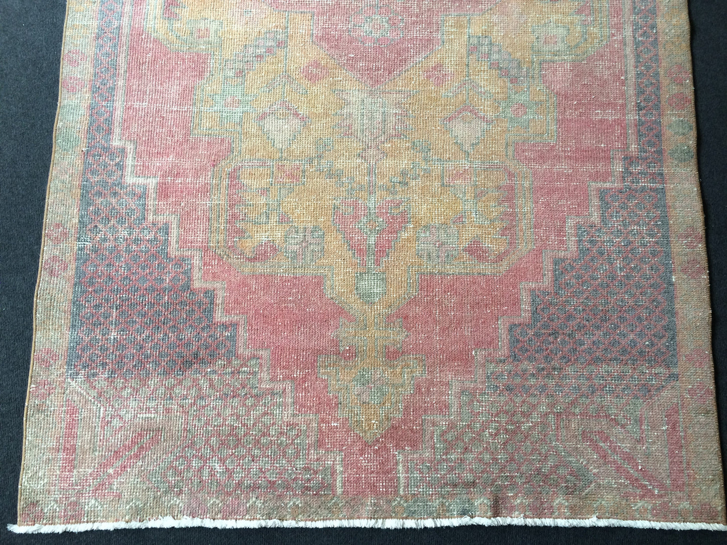 Vintage Rugs TURKISH HAND MADE Rugs Vintage Turkish Rugs Oushak Rug Traditional Rug, Turkish Oushak Rug, Vintage Oushak Rug, Wool Rug