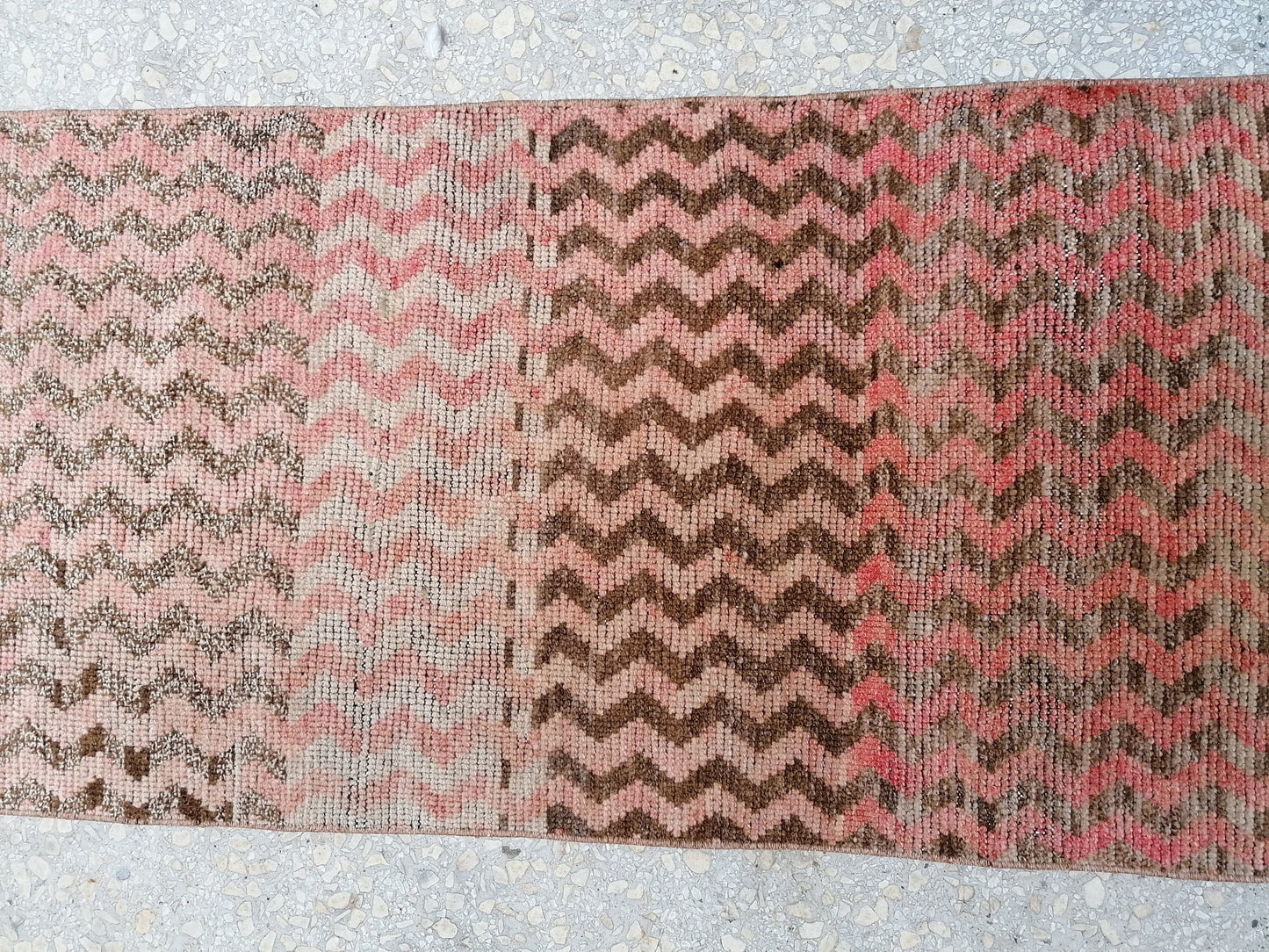 18'x2'4 long turkish runner rug,oushak runner rug,vintage runner rug,kitchen runner rug,vintage oushak rug,vintage anatolian hand made