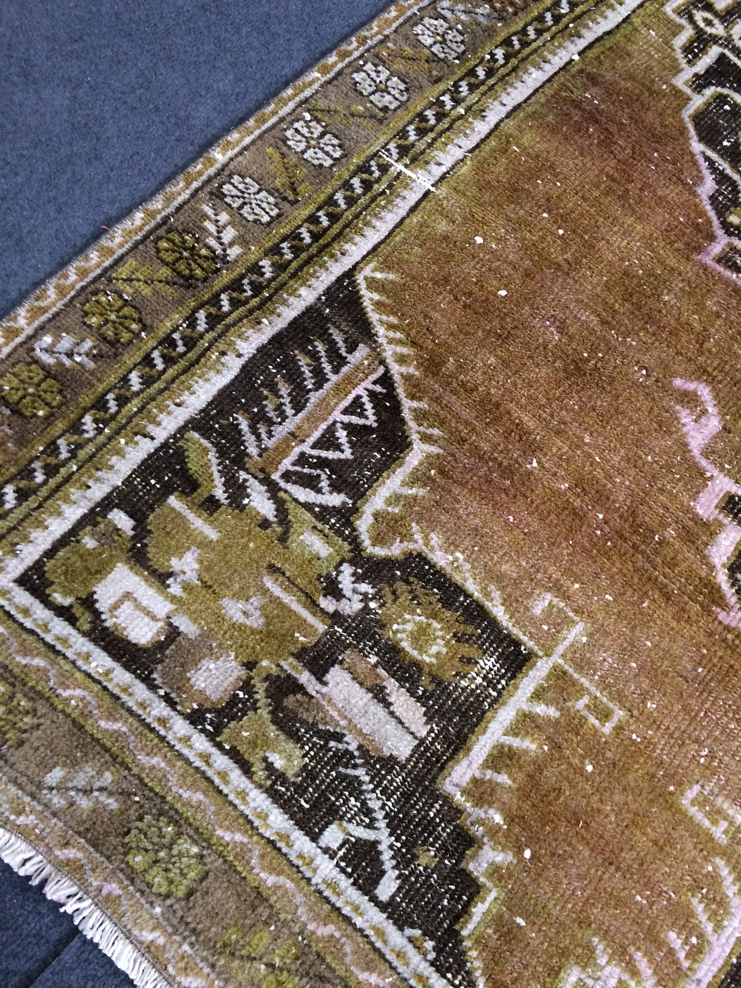 6 x 3.9 OUSHAK RUG TURKISH Oushak Rug Vintage Rugs Oushak Rug Hand Made Rugs Vintage Turkish Rug