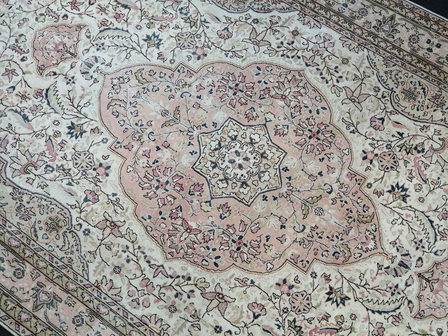 6.7 x 10.7 Large OUSHAK RUG TURKISH Oushak Rug Vintage Oushak quality Rug Vintage Runner Rug Wool Oushak Rug Hand Made Rugs Vintage Rug