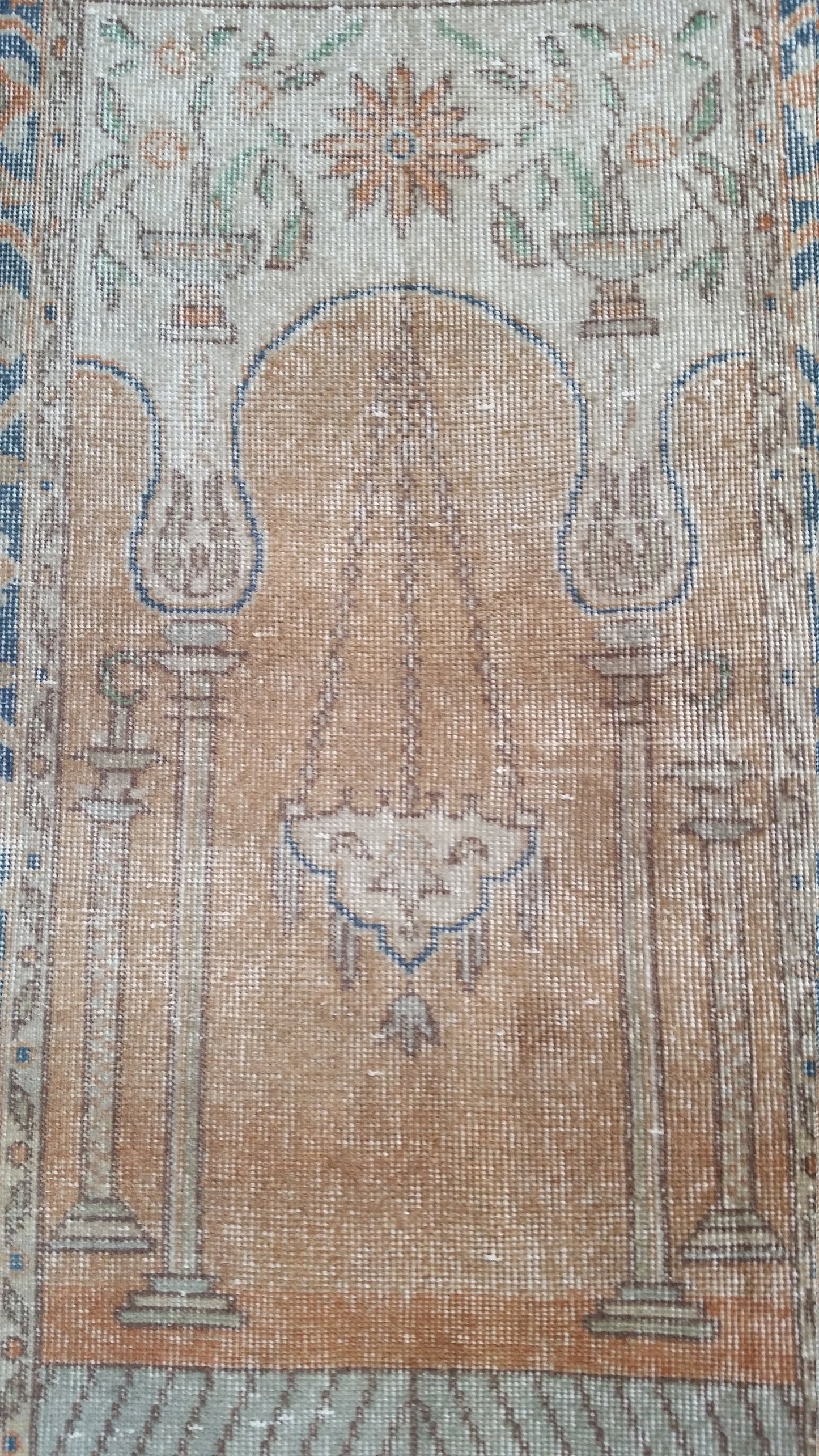 Vintage Rug Turkish Rug Oushak Rug Wool Oushak Rug Vintage Rugs Boho Rug