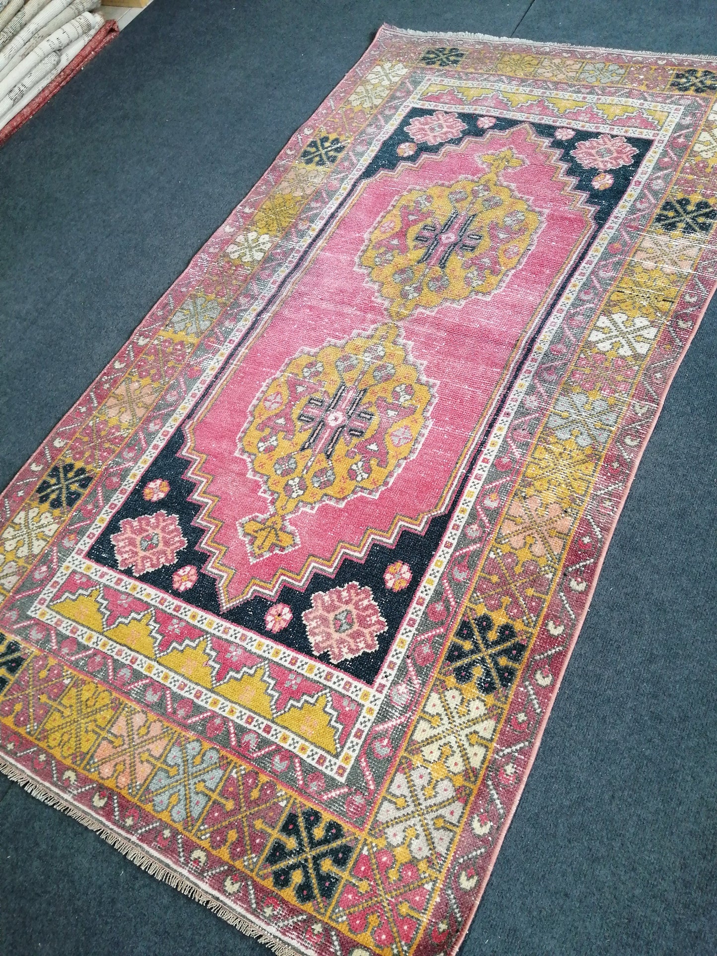 6.10 x 3.8 Rugs, Hand Made Rug, Oushak Rug, Rustic Rug, Bohemian Rug, Rug Runner, Turkish Rug, Farmhouse Rug, Vintage Rug, Wool rug