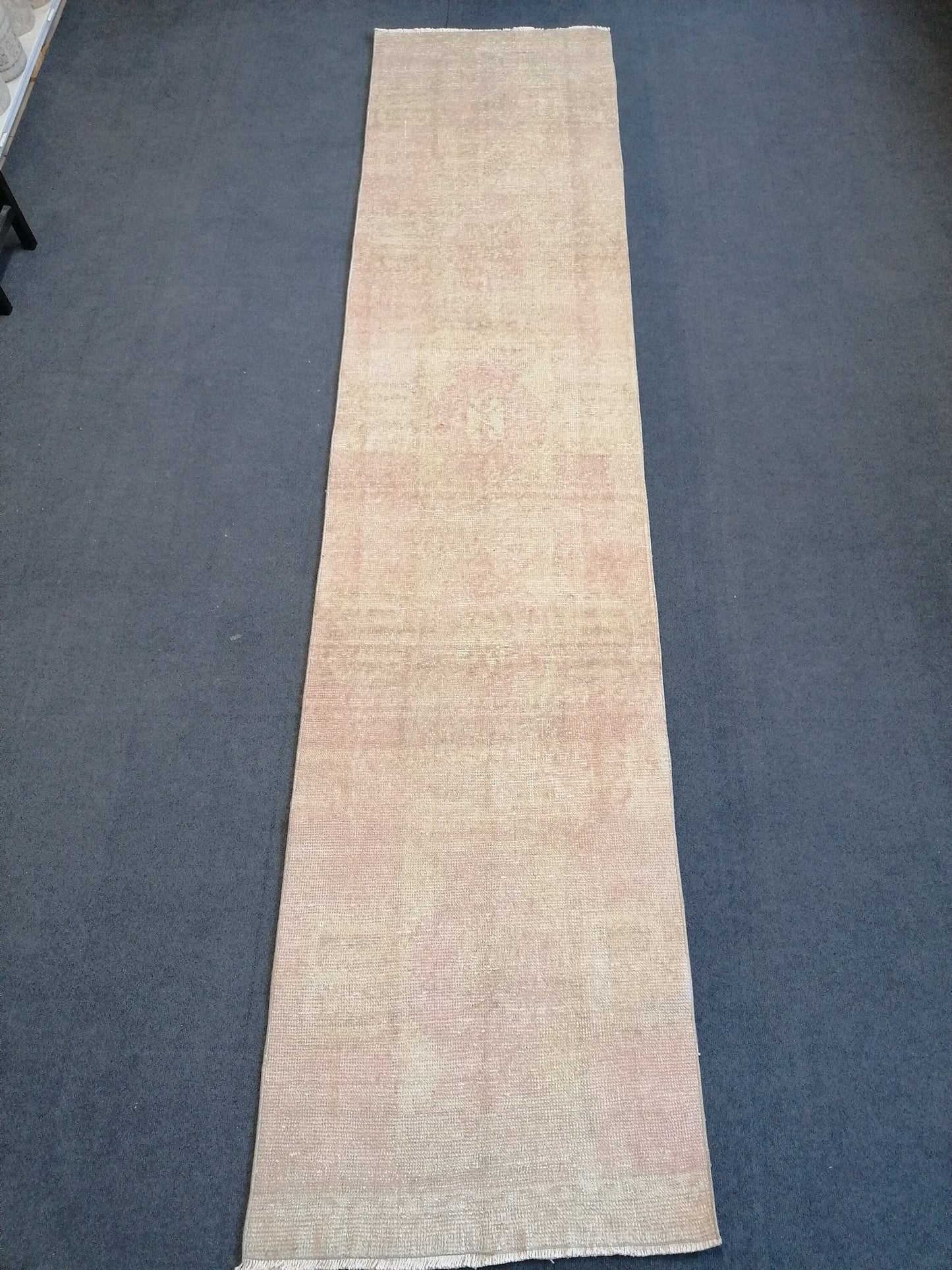 Turkish runner rug, vintage runner 11'7x2'7