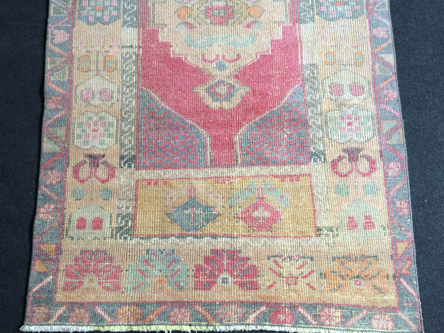 Wool Rugs Vintage Rugs TURKISH HAND MADE Rugs Vintage Turkish Rugs Oushak Rug Traditional Rug, Turkish Oushak Rug, Vintage Oushak Rug
