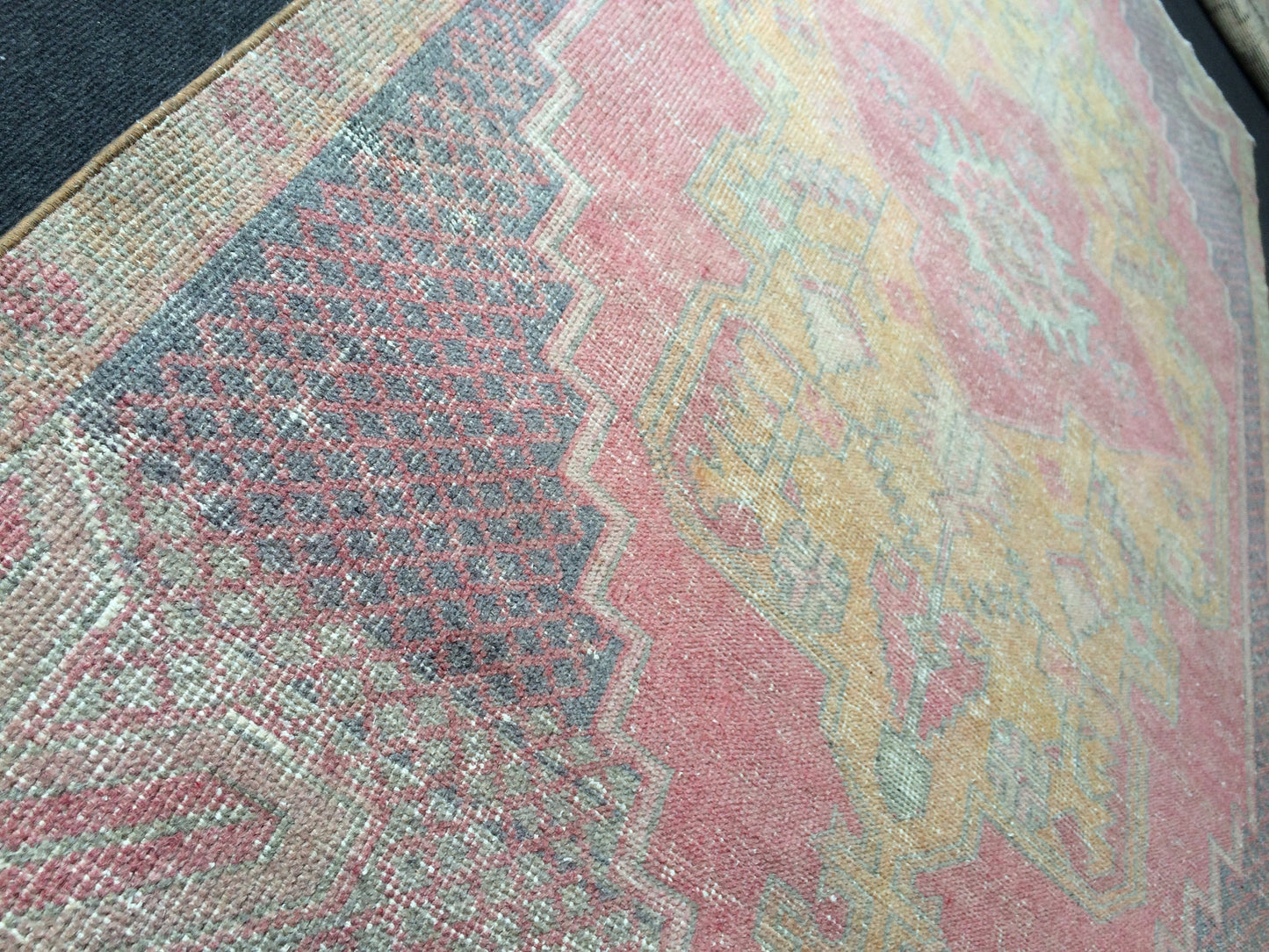Vintage Rugs TURKISH HAND MADE Rugs Vintage Turkish Rugs Oushak Rug Traditional Rug, Turkish Oushak Rug, Vintage Oushak Rug, Wool Rug