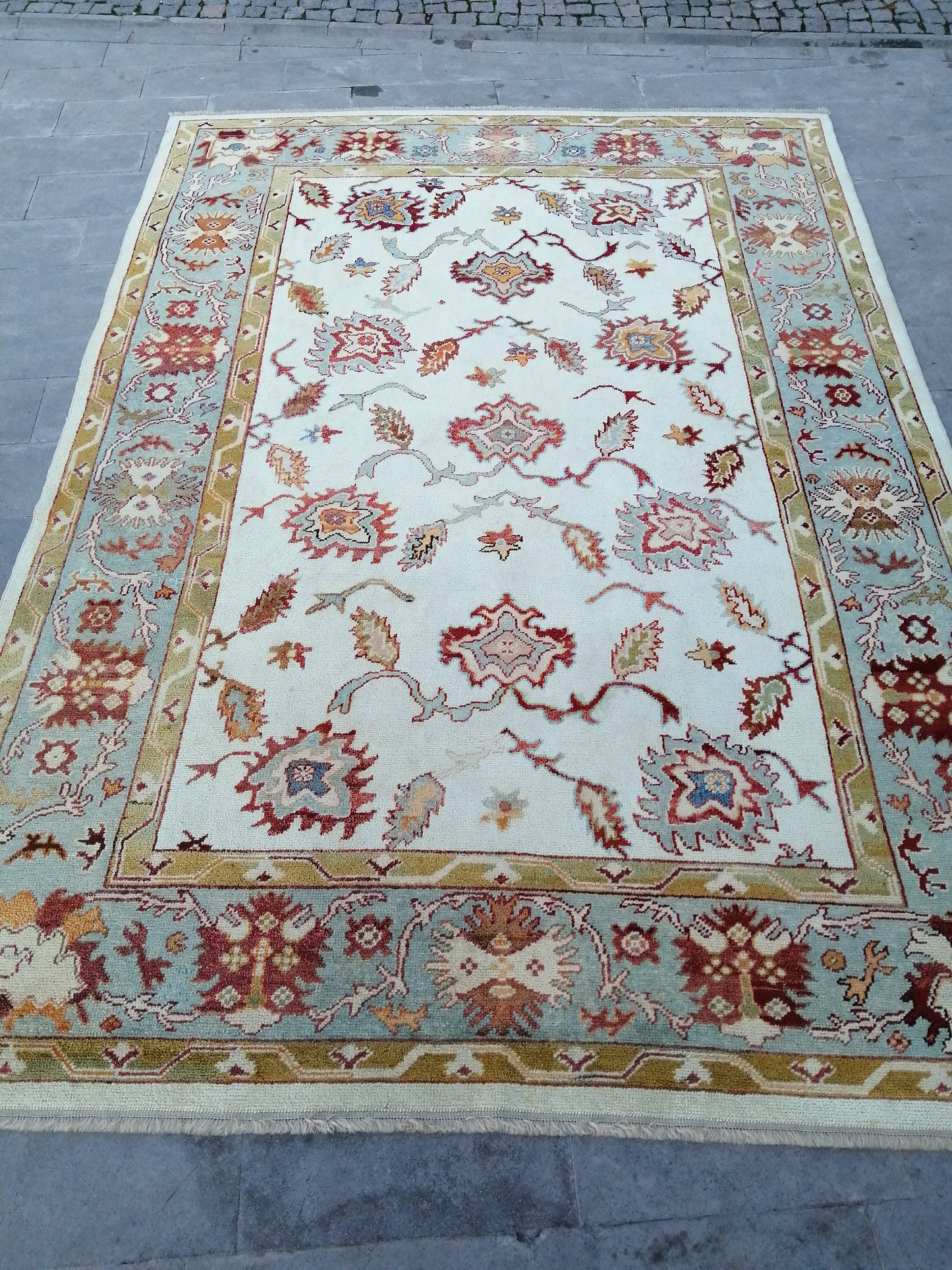 9 x 12.7 OUSHAK RUG, TURKISH Oushak Rug, Quality Wool Oushak Rug, Rug, Wool Oushak Rug Hand Made Rugs Made In Turkey Oushak Rug 8x12 9x13