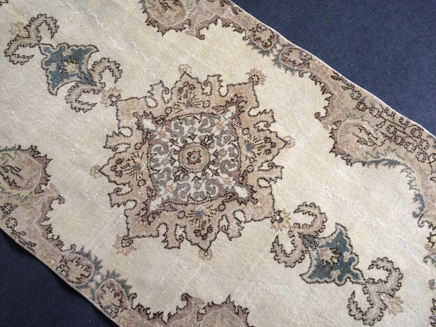 Oushak Rug Turkish Rug Hand Made Rug Wool Rug Vintage Rug Bohemian Rugs