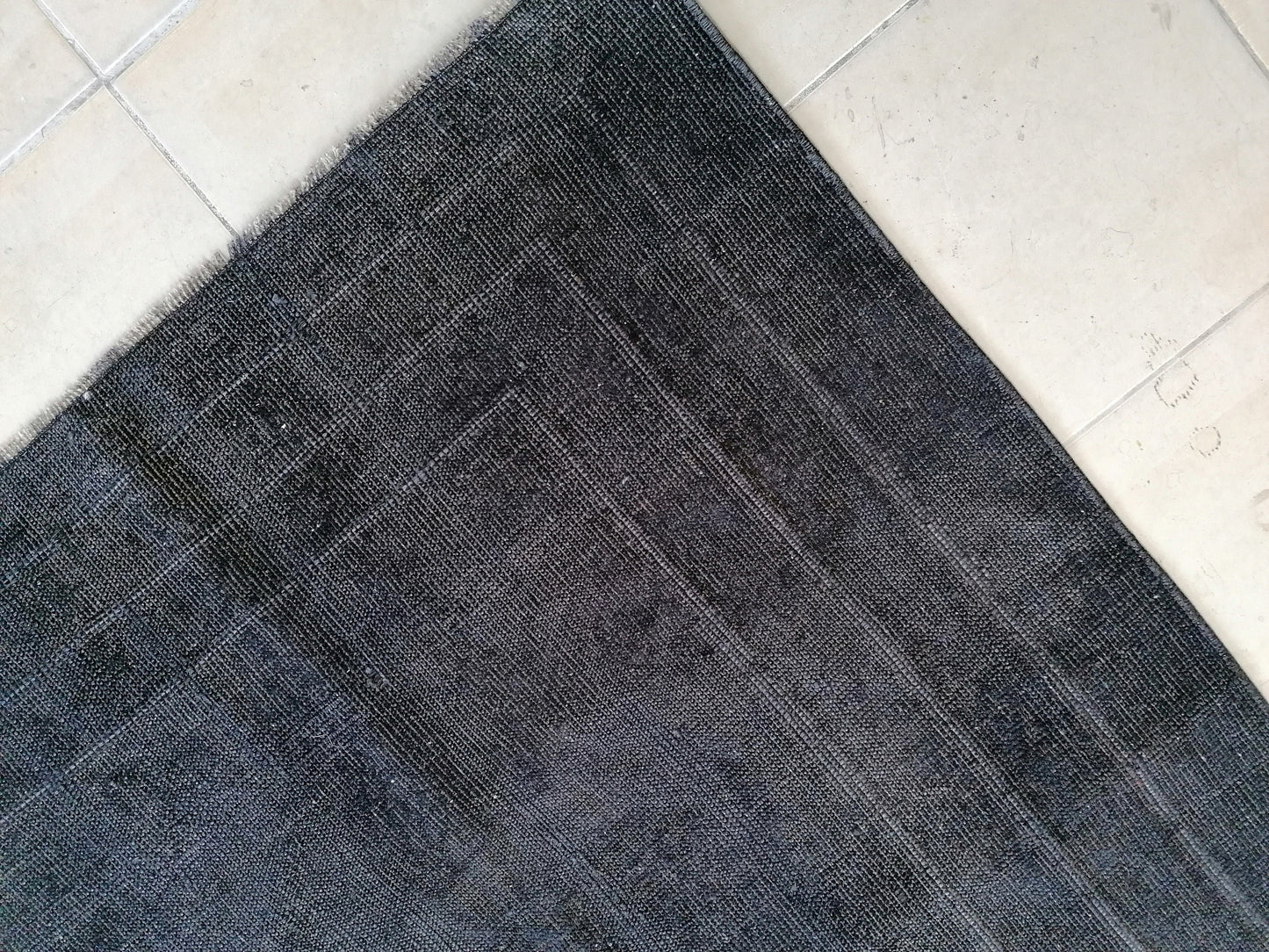 10'2x7'5 black color wool rug, turkish rug, large turkish rug,wool rug