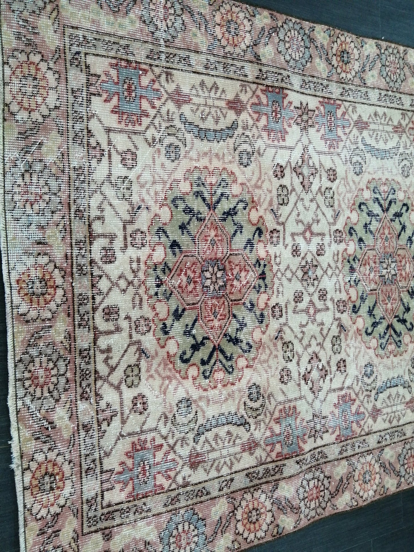 Muted Oriental Runner 8.3 x 4.3 Turkish Runner Rug Vintage Runner Rug Hallway Runner Rug Kitchen Runner Rug Persian Runner Rug