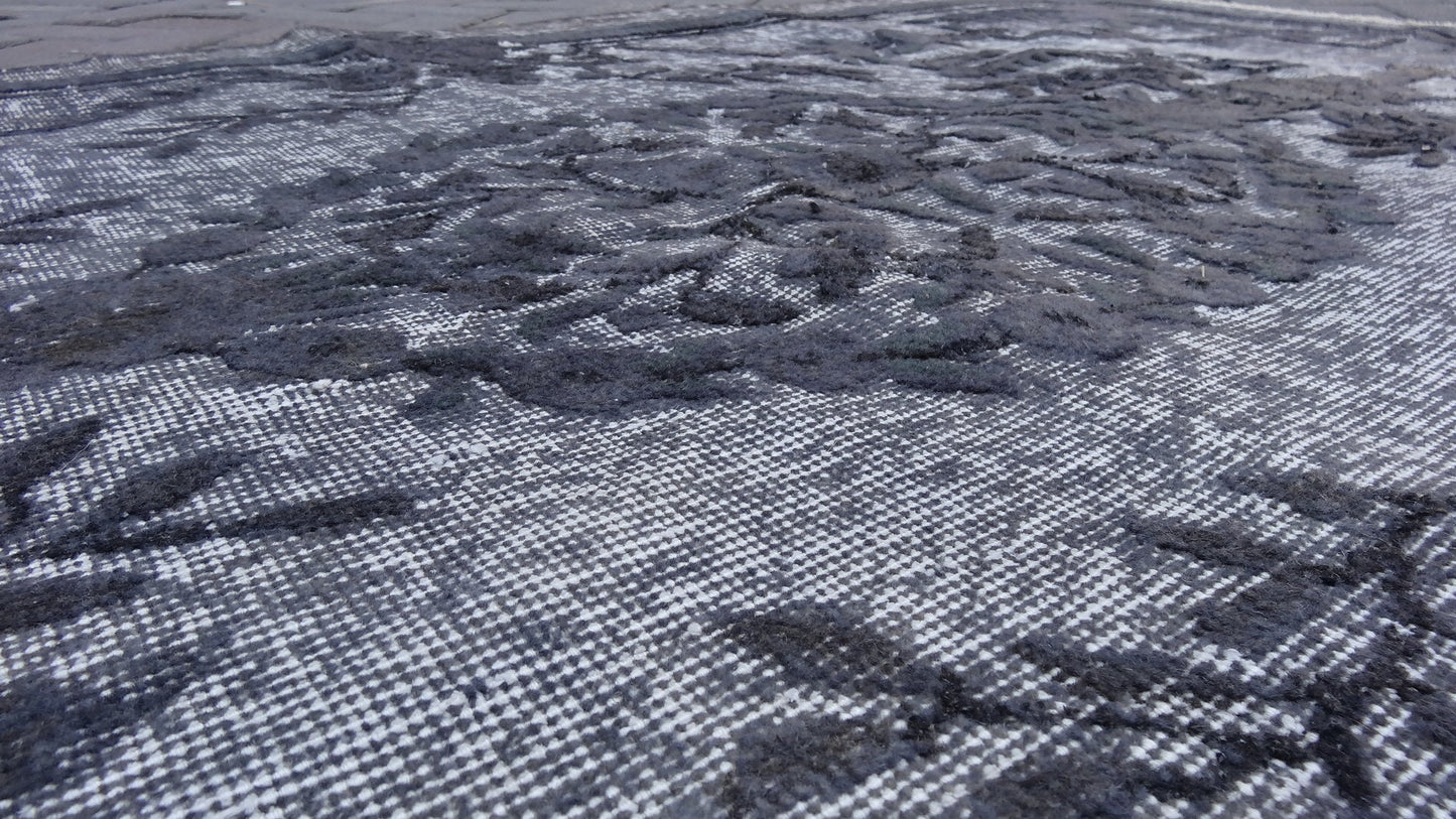 Grey Area Rug Vintage Rug Vintage living room rug Dark wool Oriental RUG, Turkey Rugs Modern Oushak Rug Modern rug, Vintage Rug Persian