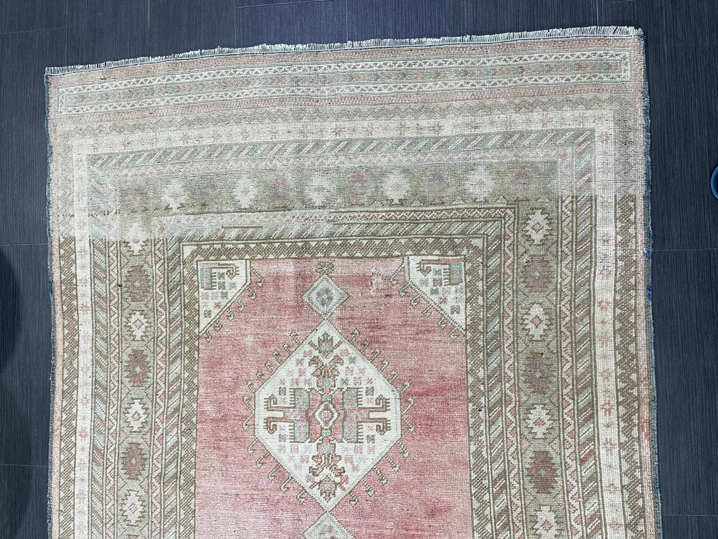Vintage RUG, TURKISH 4.2 x 8.5 Rug, Vintage Handmade Rug, Wool Hand Knotted Rug, Hand Made Rug Quality Turkish Rug