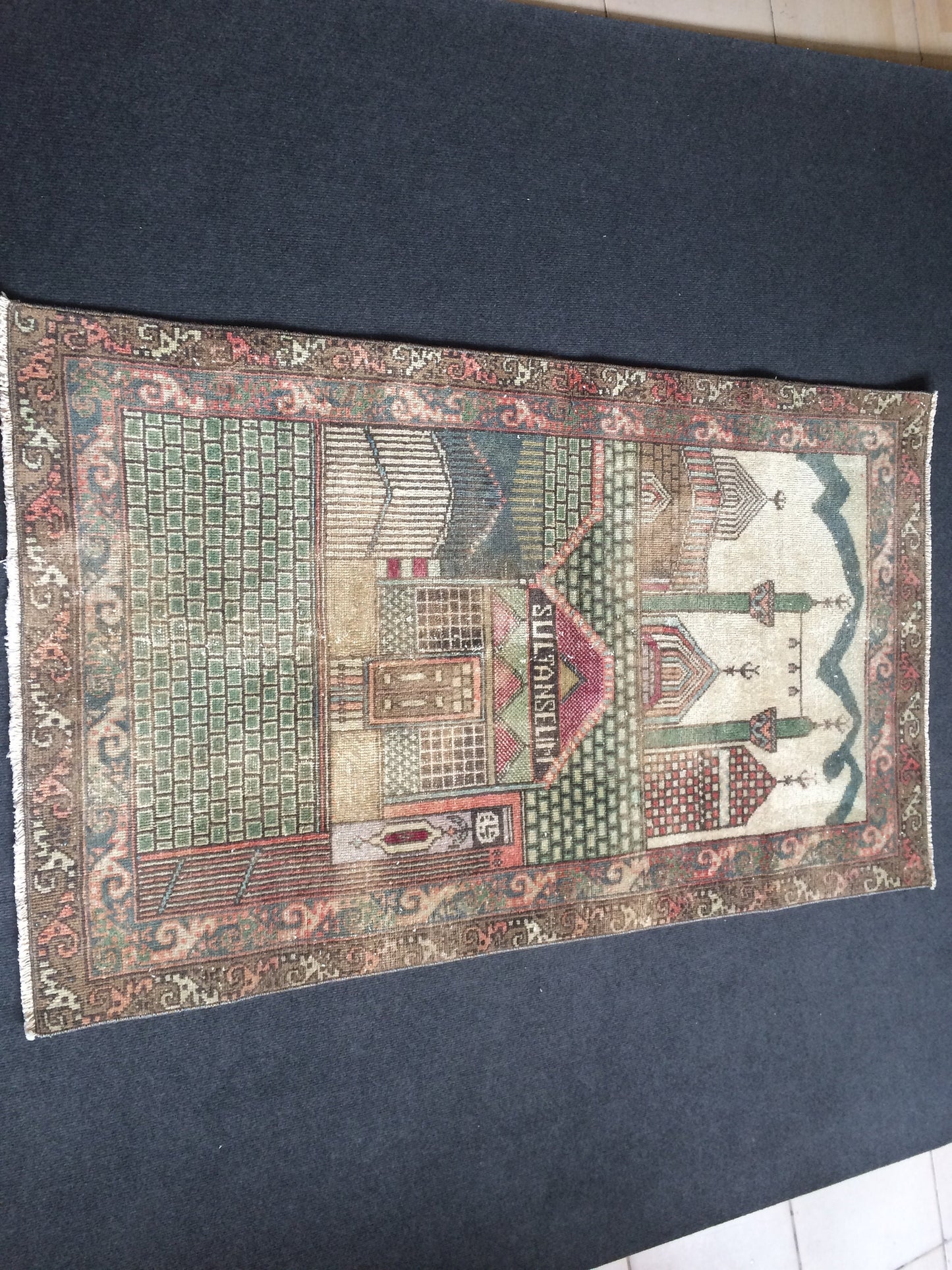 Rugs, Tapestry Rug, Konya Mevlana Rug, Rumi Rug, Bohemian Rug, Rug Runner, Turkish Rug, Farmhouse Rug, Vintage Rug, Wool rug