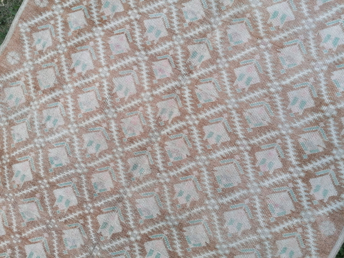 Turkısh rug vıntage rug, runner rug, vıntage turkısh runner rug, hand made wool runner rug 4'3x10'8