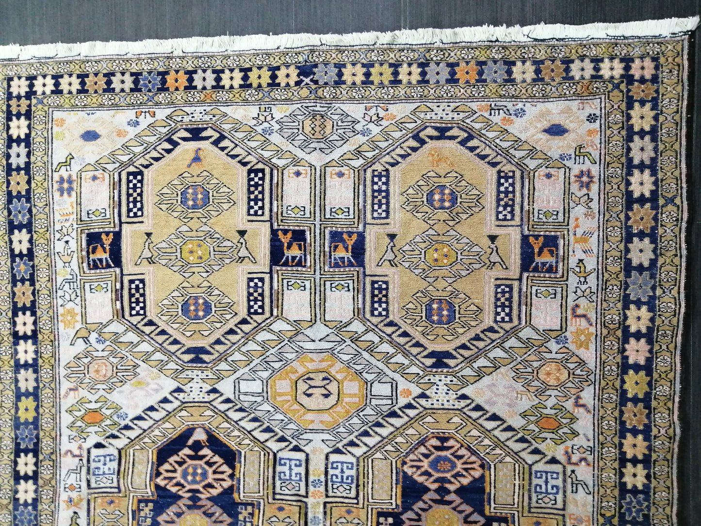 Soumak Rug 5.9 x 4.4 Silk Rug Vintage Rug Oriental Flatwoven Rug Turkish Rug, Bohemian Rug Oushak Rug