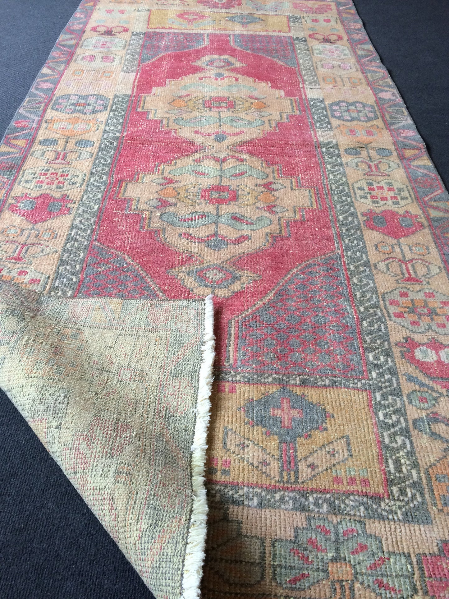 Wool Rugs Vintage Rugs TURKISH HAND MADE Rugs Vintage Turkish Rugs Oushak Rug Traditional Rug, Turkish Oushak Rug, Vintage Oushak Rug
