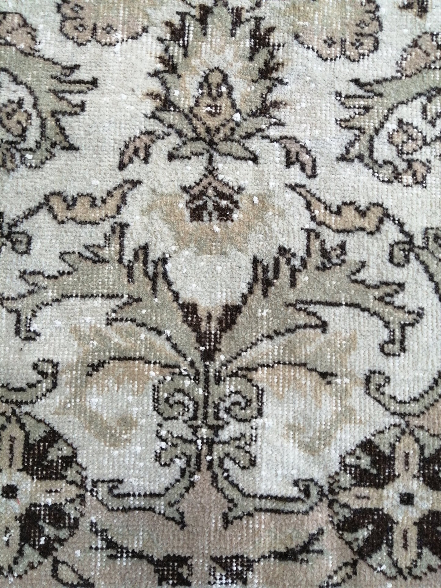 10 x 6.4 Floral Rugs, Hand Made Rug, Oushak Rug, Rustic Rug, Bohemian Rug, Muted Rug , Turkish Rug, Farmhouse Rug, Vintage Rug, Wool rug