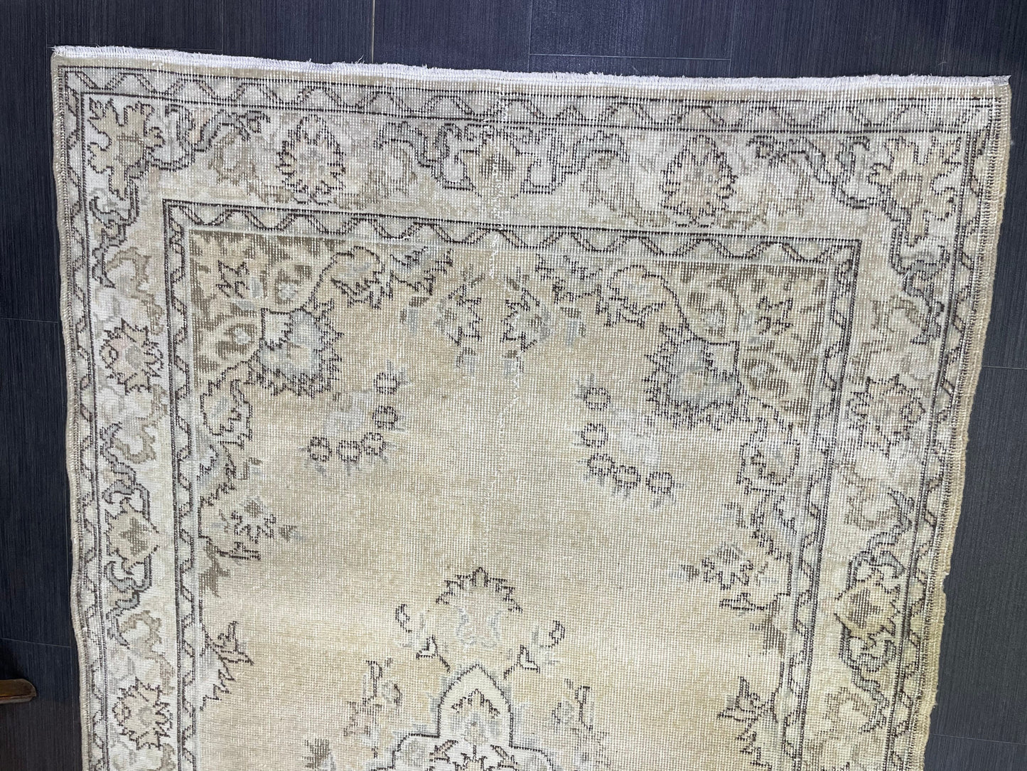 Antique Rug, Neutral Rug, Persian 4x8 RUG, Oushak Rug, TURKISH Rug, Handknotted Rug, Distressed Rug, Vintage Rug, Handmade Rug, woven rug.