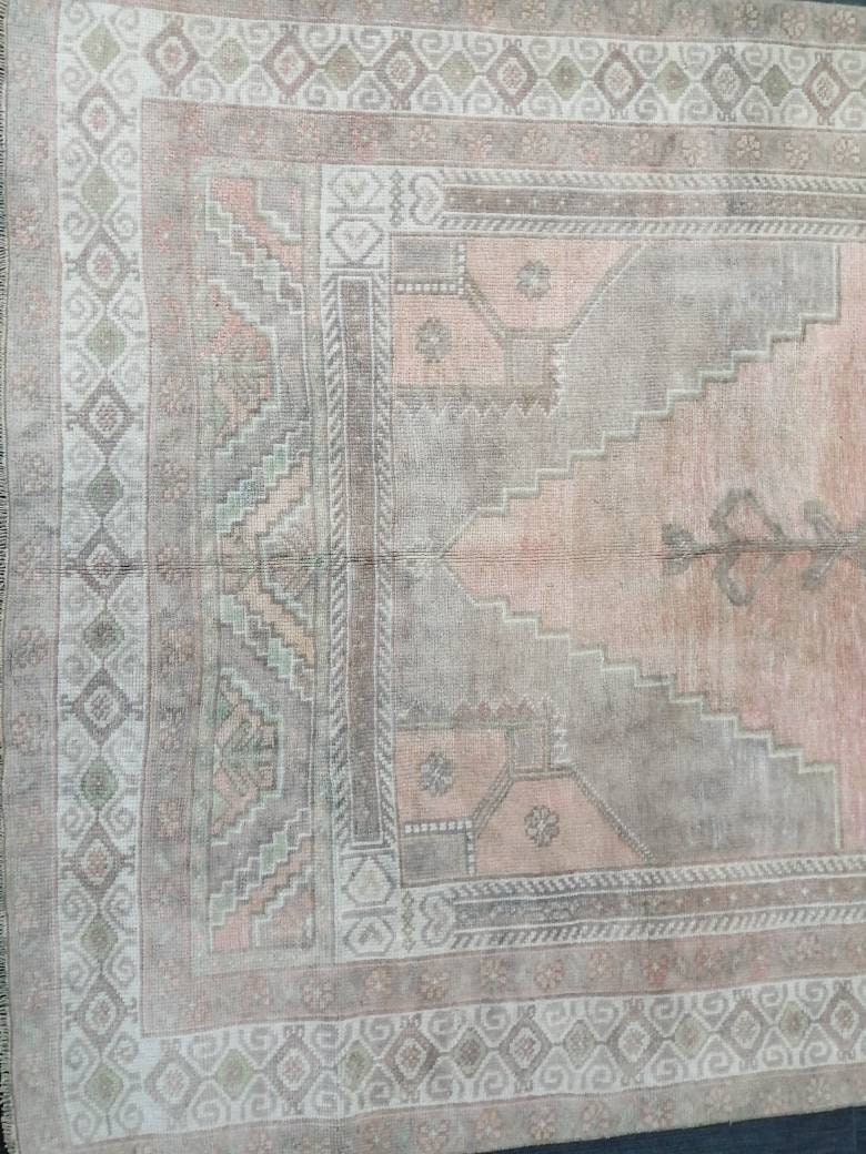 Turkish Runner Rug 4.9 x 11.7 Muted Vintage Runner Persian Hallway Runner Rug Kitchen Runner Rug Oriental Distressed Runner Muted RUNNER