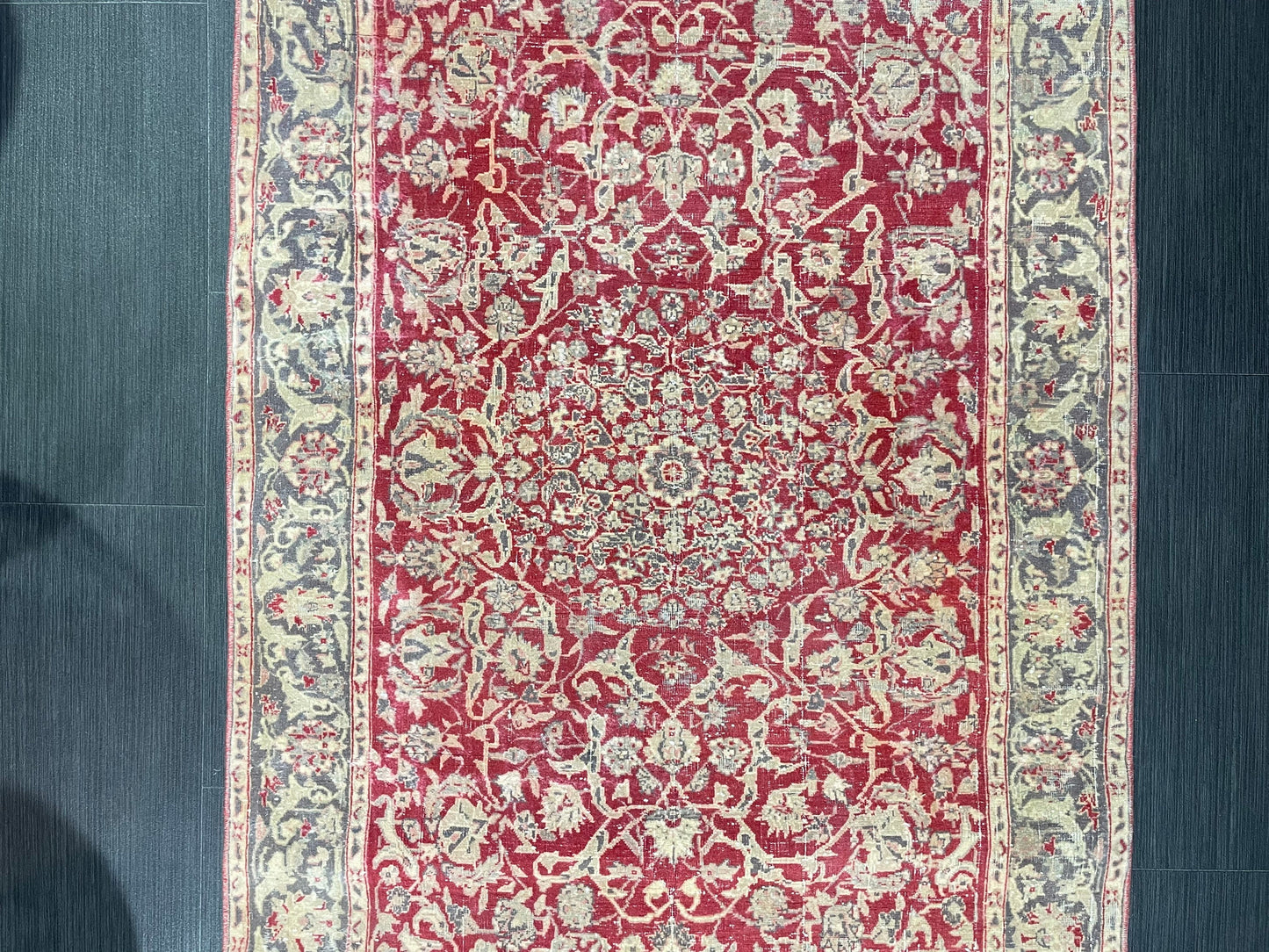 Vintage Rug, TURKISH 3x5 Rug, HANDMADE Rug, Fine Hand Knotted Oushak Rug, Persian Rug Oriental Rug, Quality Rug