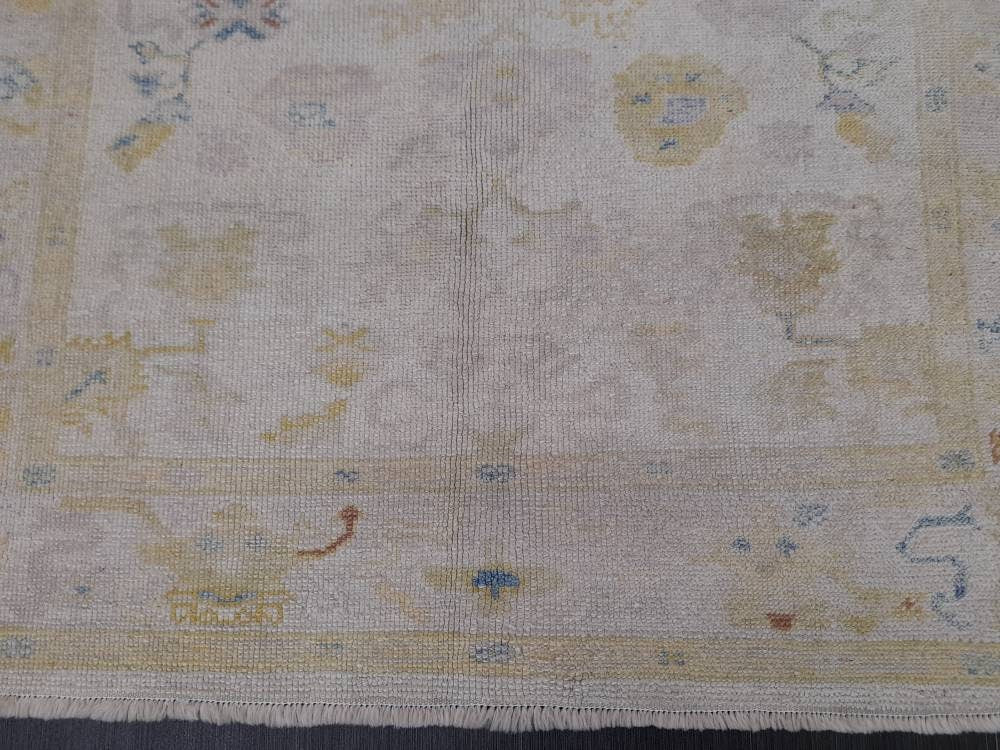 Vintage Oriental RUG Persian Rug Muted Vintage 5 x 6 Rug Vintage Fine Rug Neutral Oushak Rug Hand Made Rugs Vintage Turkish Rug 5x6.2