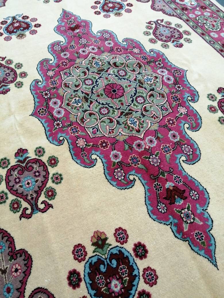 Quality Vintage Rug 5x9 Vintage Rug Turkish Rug Oushak Rug Turkish Oushak Rug, Oushak Rug, Wool Rug Fine Hand Knotted Rug