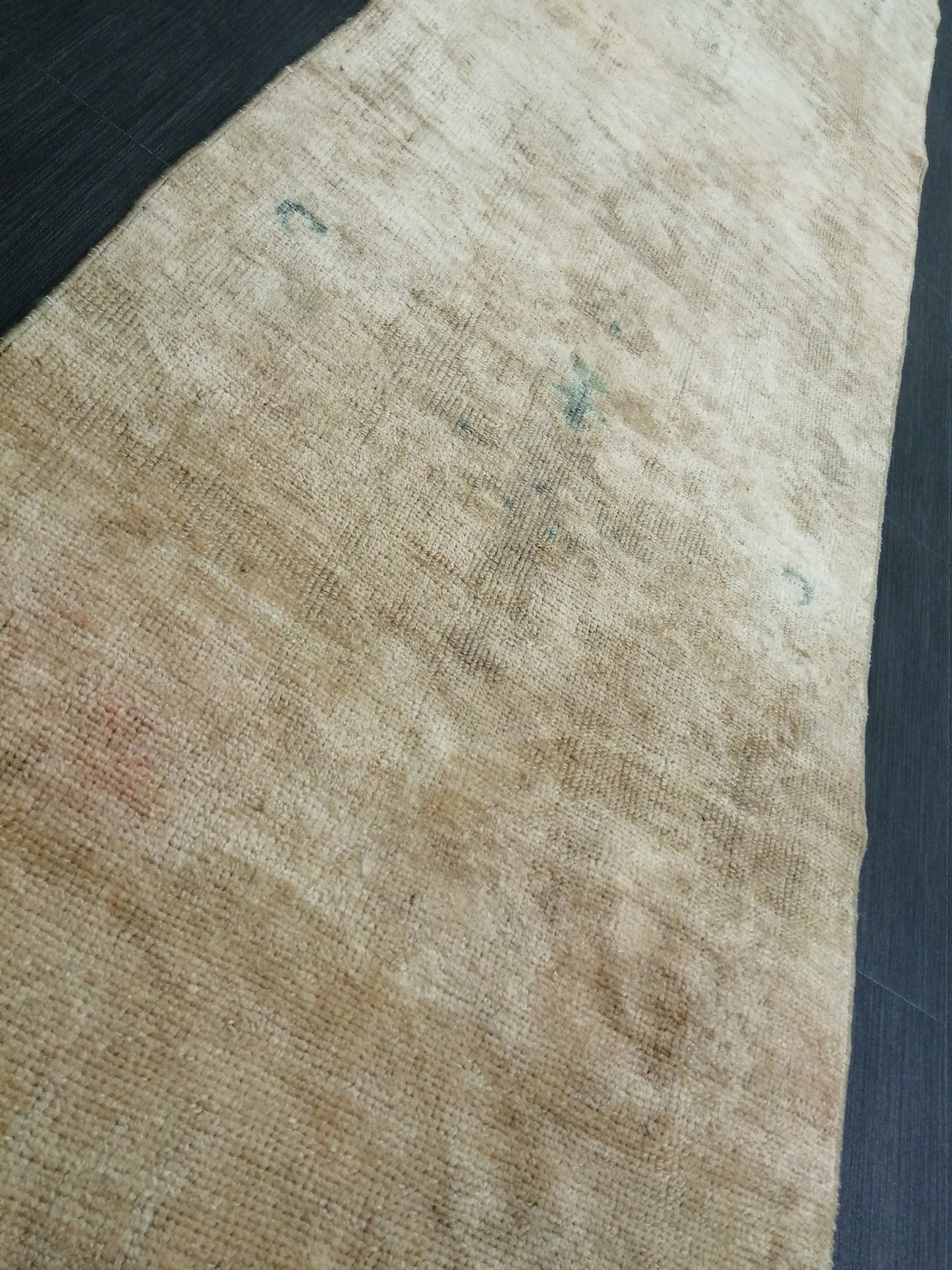 2.3 x 12.3 Muted Oushak Runner Rug Turkish Runner Rug Muted Vintage Runner Rug Washedout Hallway Runner Rug Kitchen Runner Rug Wool Runner