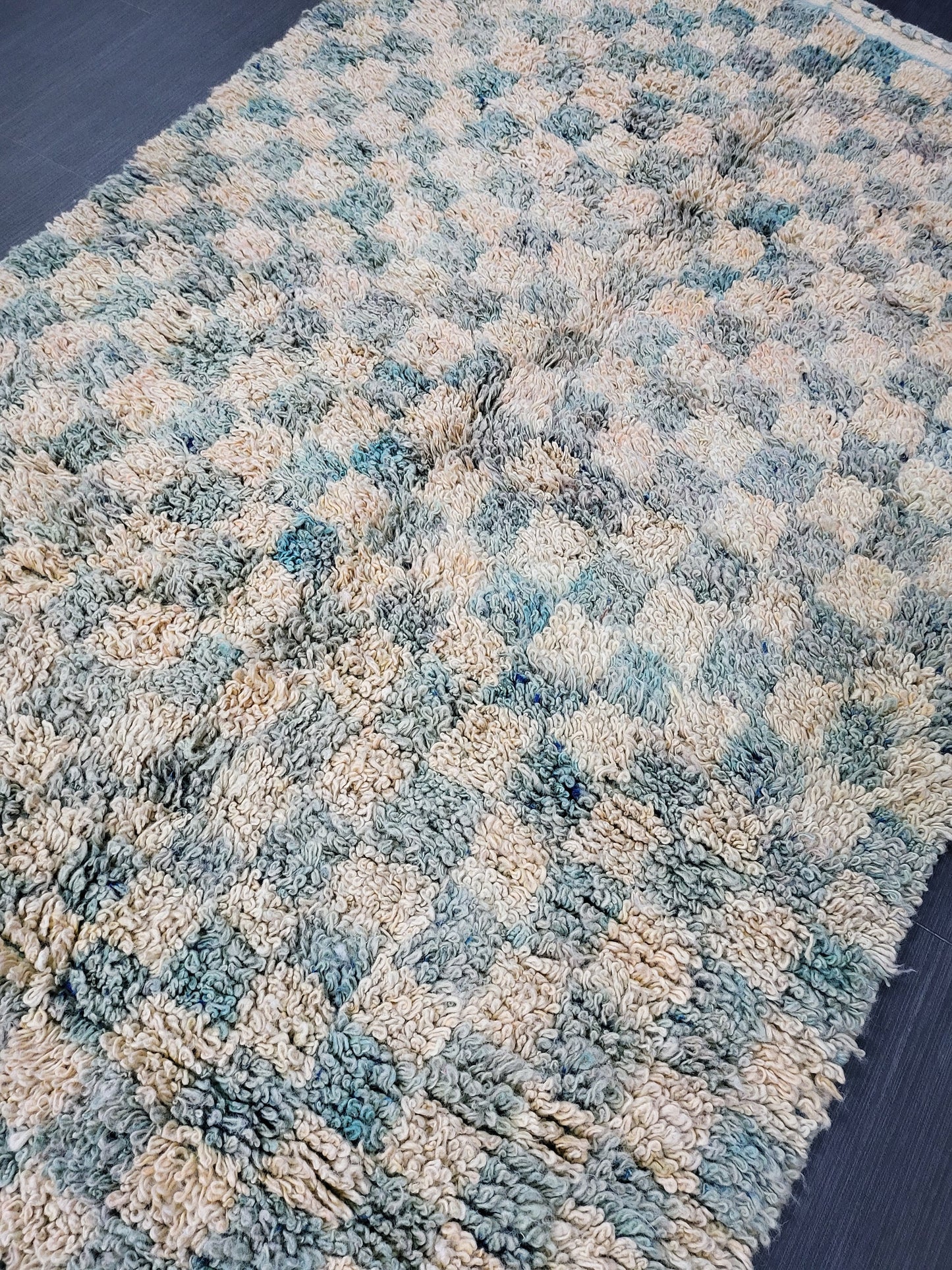 Antique Rug, High Wool Pile Rug, 3.8 x 5.10 Plush Rug,Handmade Rug,Shaggy Hand Knotted Rug,One Of A Kind Rug, Nomad Rug, Rear Rug