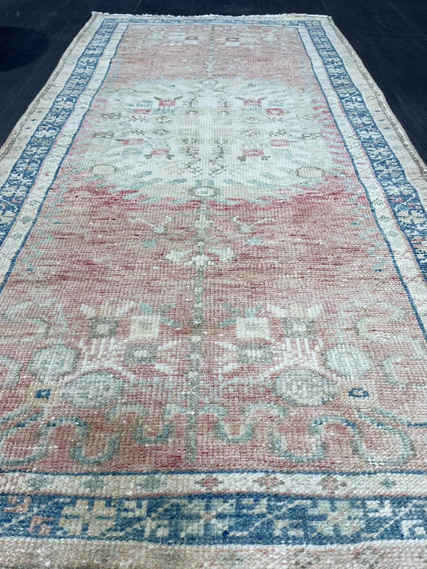 Vintage Rug, TURKISH 2.9 x5.5 Rug, HANDMADE Rug, Fine Hand Knotted Oushak Rug, Persian Rug Oriental Rug, Quality Rug