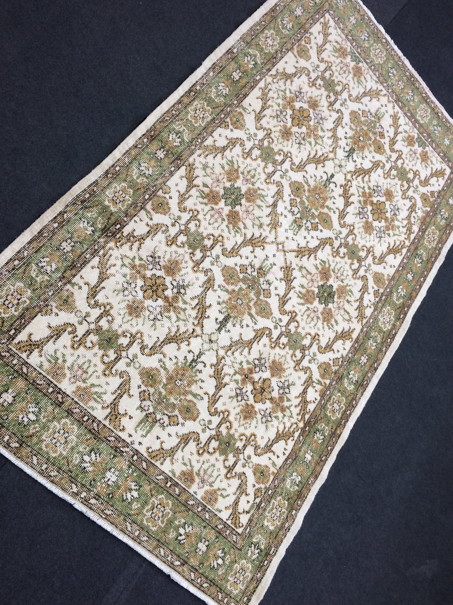 4x7 TURKISH RUG, Rugs, Hand Made Rug, Oushak Rug, Rustic Rug, Bohemian Rug, Rug Runner, Farmhouse Rug, Vintage Rug, Wool rug