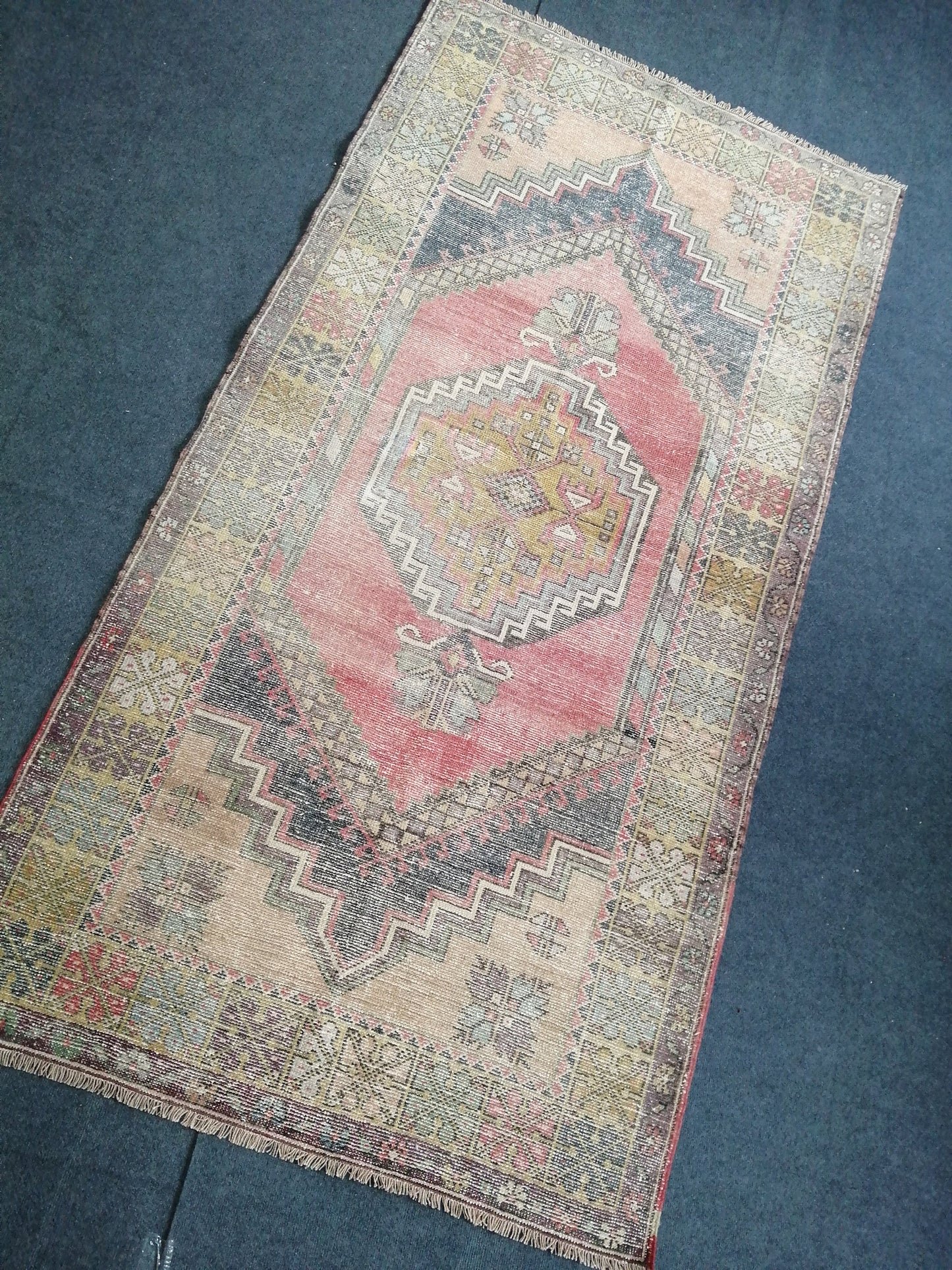 6.10 X 4 Muted Oushak Runner Rug Turkish Runner Rug Vintage Runner Rug Hallway Runner Rug Kitchen Runner Rug Wool Runner Rug Oushak Rug