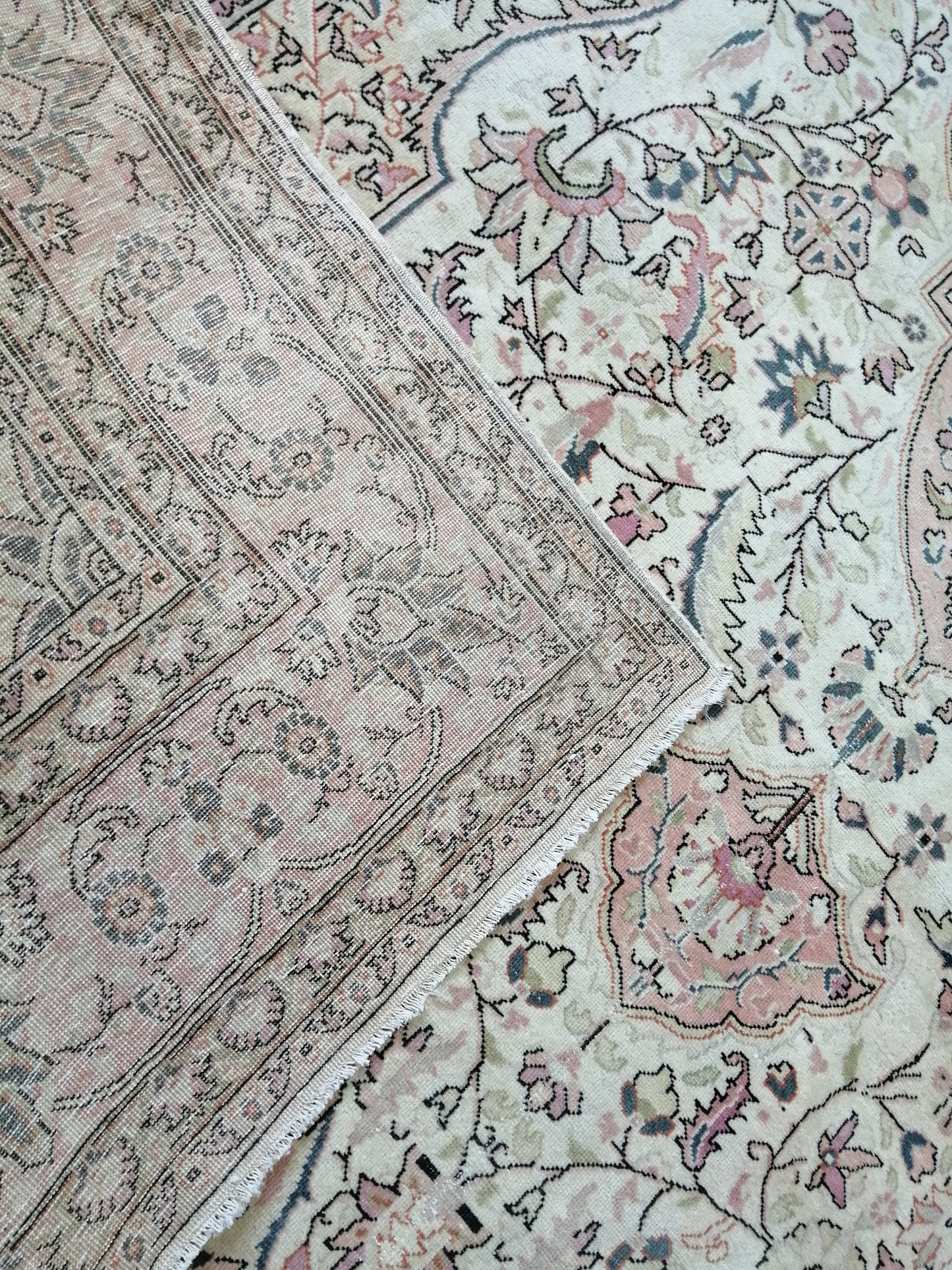 6.7 x 10.7 Large OUSHAK RUG TURKISH Oushak Rug Vintage Oushak quality Rug Vintage Runner Rug Wool Oushak Rug Hand Made Rugs Vintage Rug