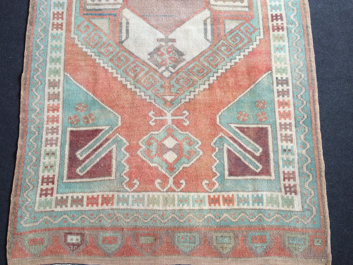 Rugs, Hand Made Rug, Oushak Rug, Turkish Rugs, Bohemian Rug, Oriental Turkish Rug, Farmhouse Rug, Vintage Rug, Wool Oushak Rug Wool Rugs