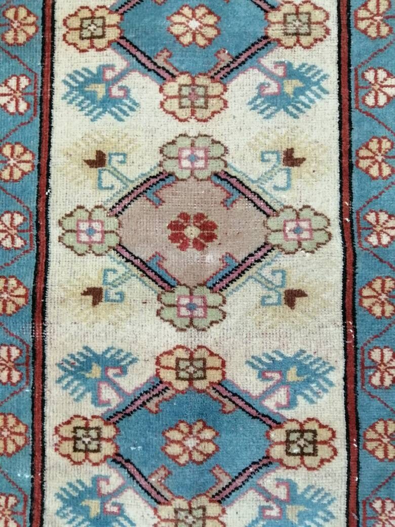 3.8x6.6 Rug Hand Made Rug, Oushak Rug, Soft wool Rug, Rug Fun Rug Turkish Rug, Farmhouse Rug, Vintage Wool Carpet Oriental Rug