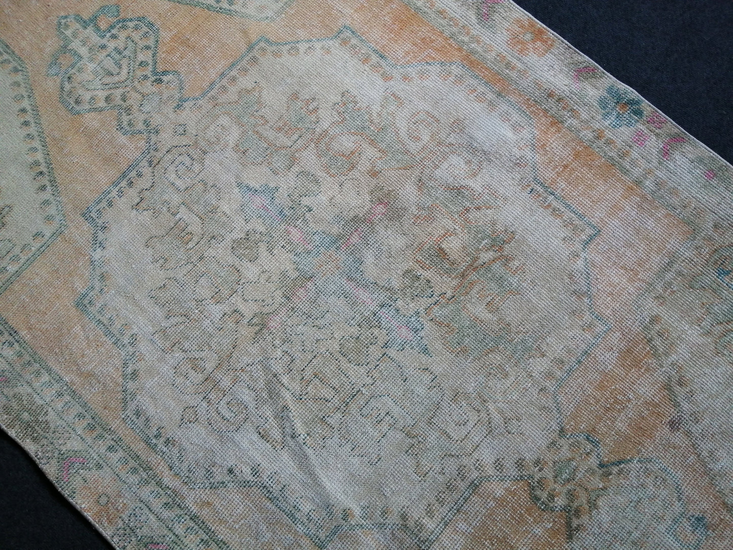 6.9 x 4 VINTAGE Rugs, Hand Made Rug, Oushak Rug, Rustic Rug, Bohemian Rug, Rug Runner, Turkish Rug, Farmhouse Rug, Vintage Rug, Wool rug