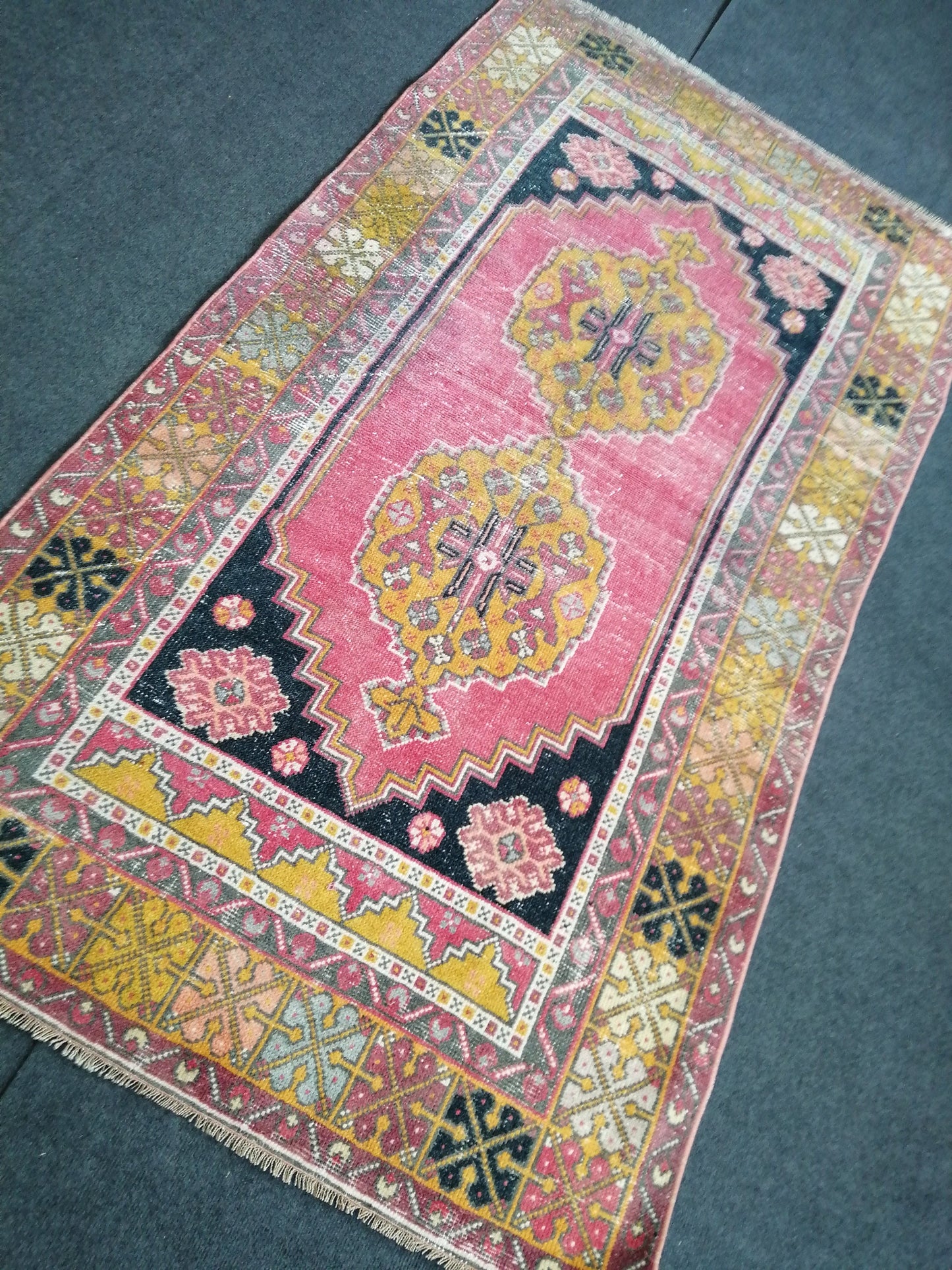 6.10 x 3.8 Rugs, Hand Made Rug, Oushak Rug, Rustic Rug, Bohemian Rug, Rug Runner, Turkish Rug, Farmhouse Rug, Vintage Rug, Wool rug