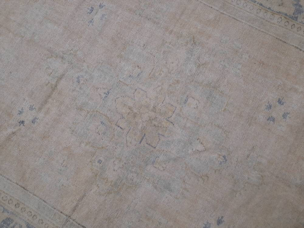 Muted Vintage Turkish Rug 6x10 Muted Vintage Persian Rug Muted Vintage Rug Distressed Muted Oushak Rug Hand Made Rugs Vintage Turkish Rug