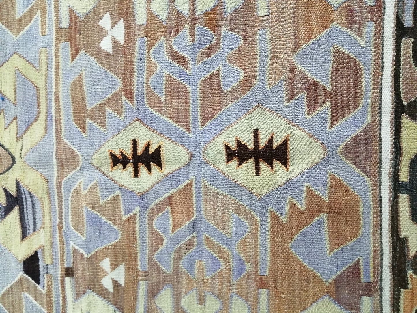 5.7 x 9.8 Rug Vintage Kilim Handmade Rug, Flatwoven Oushak Rug, Rustic Rug, Flat Weave Rug, Turkish Rug, Farmhouse Rug, Vintage Wool rug