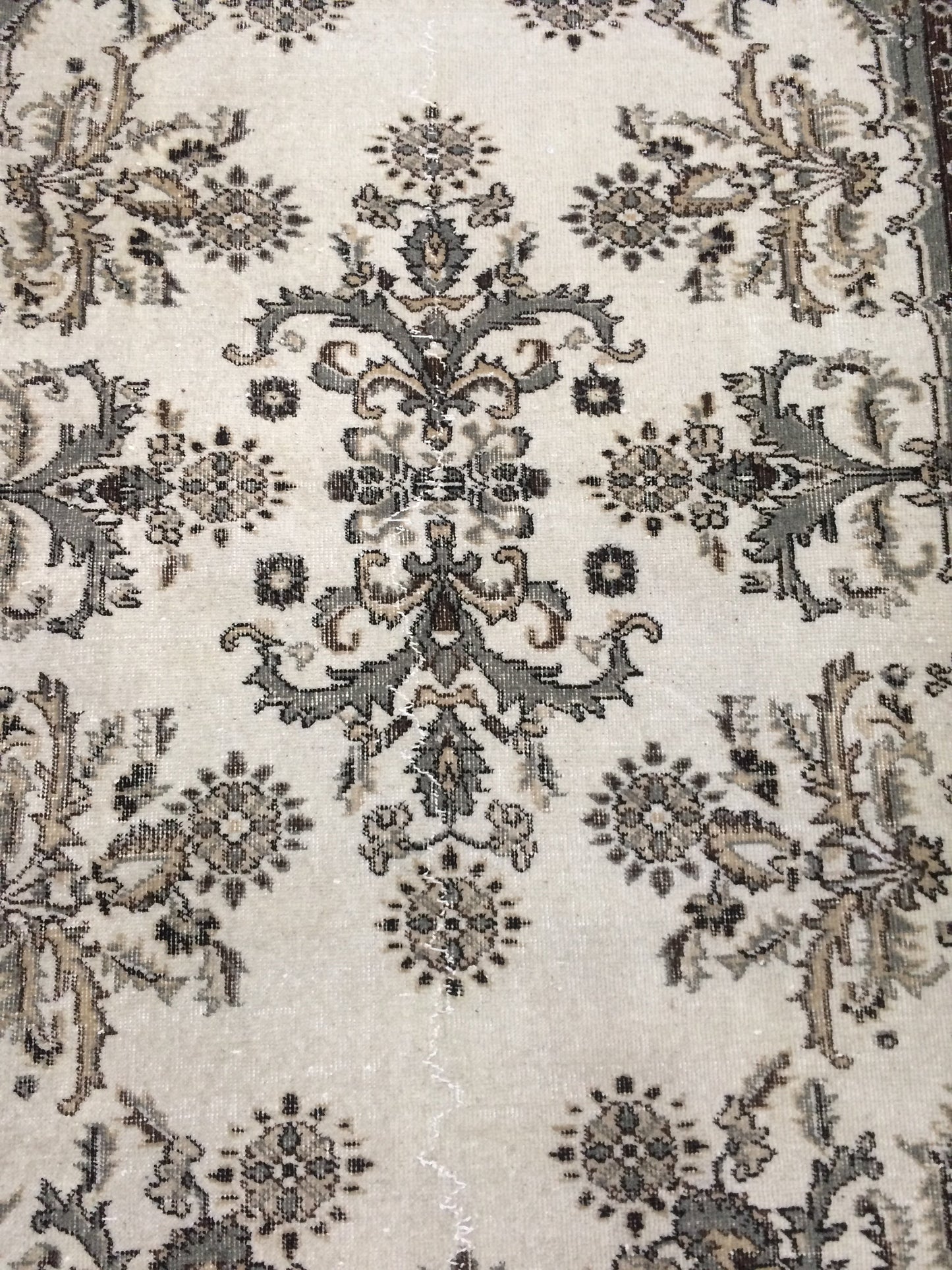 French Inspired Fleur-de-lis Motif Minimalist Rug,Bohemian Rug,Big Area Rug,Antique Rug,Oushak antique Rug,Hand woven Rug,Weaving Rug